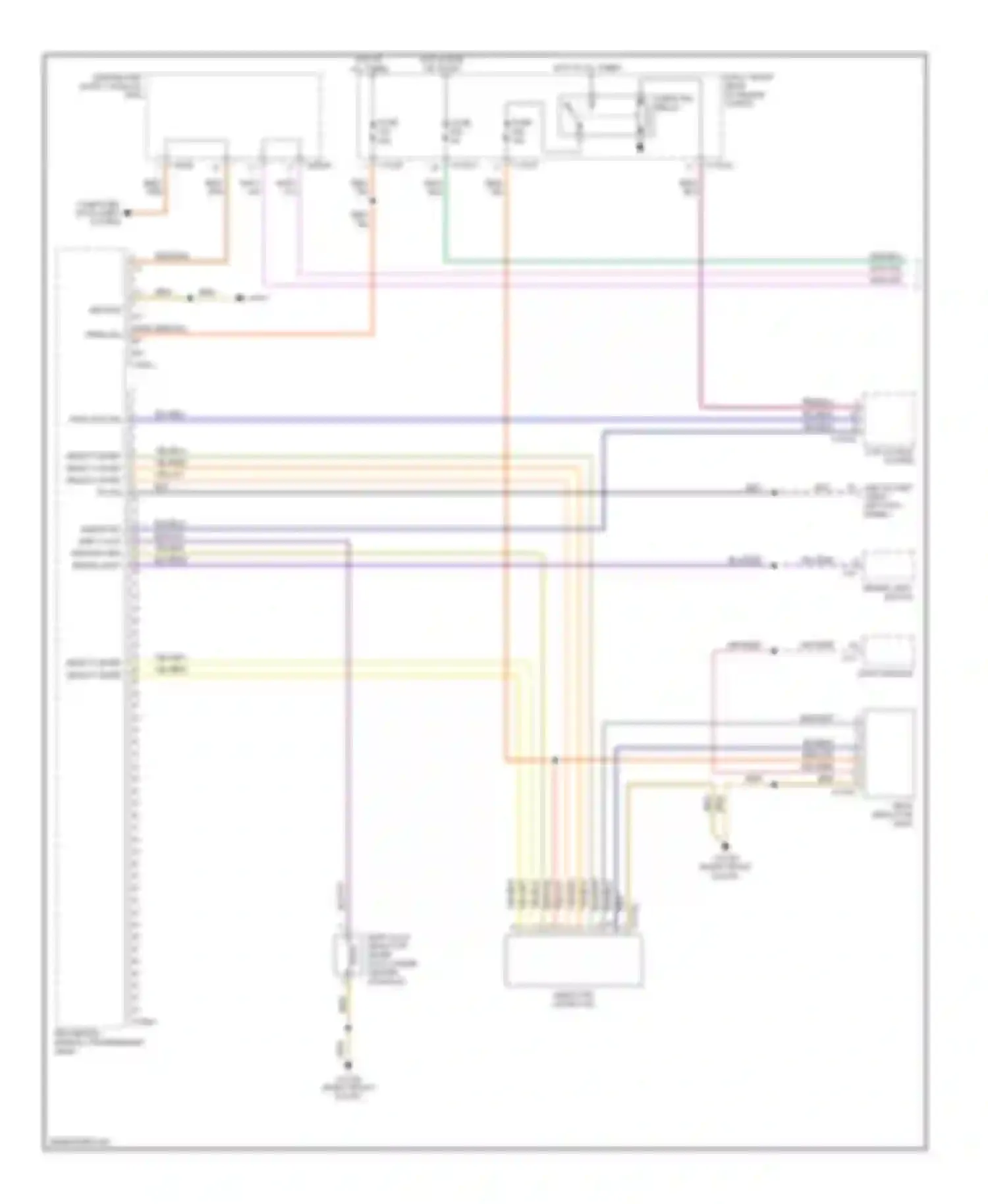 Wiring diagram grn/blu for BMW 5 series E60/E61 (2002-2007)