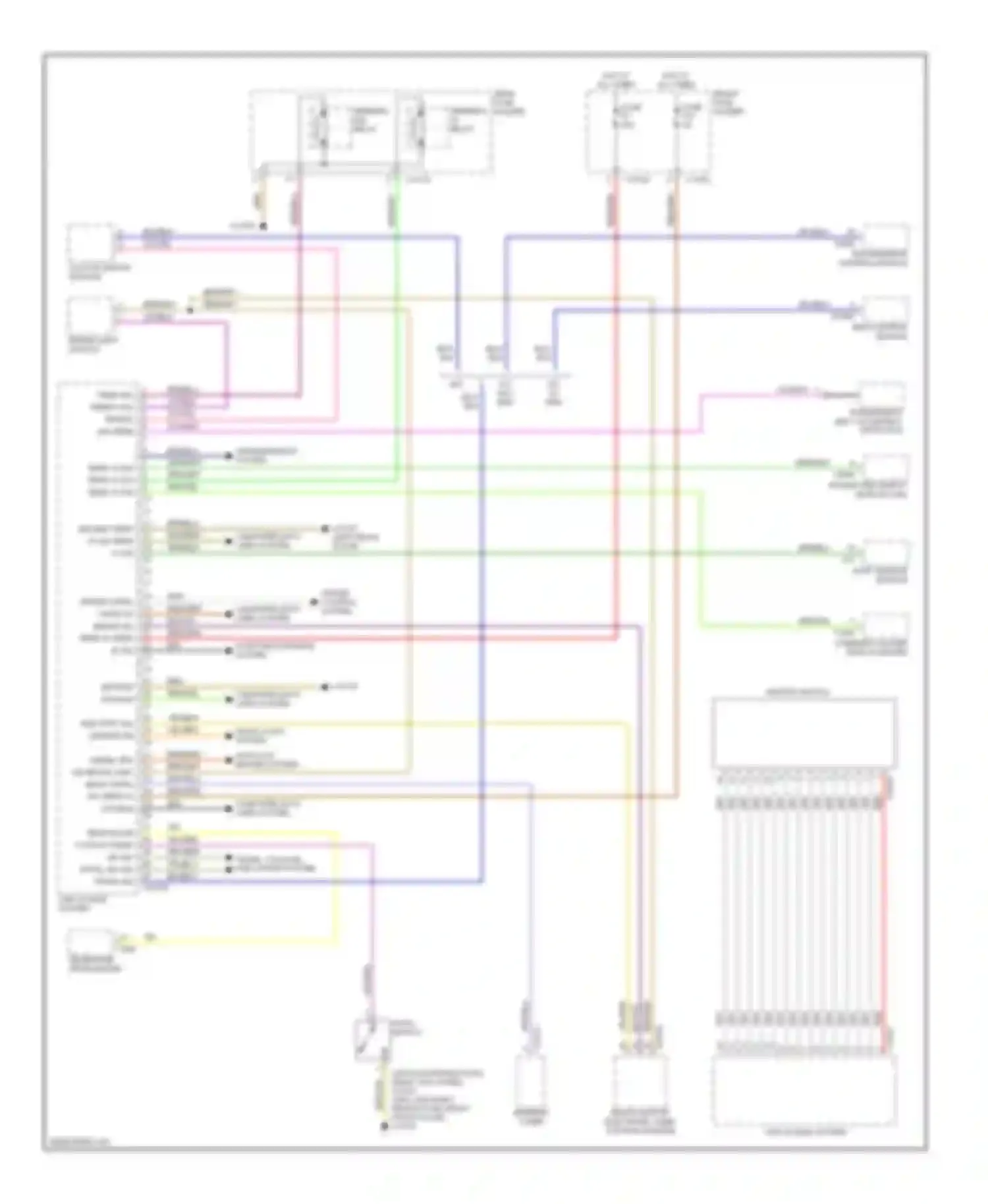 Wiring diagram starting/charging system for BMW 5 series E60/E61 (2002-2007)