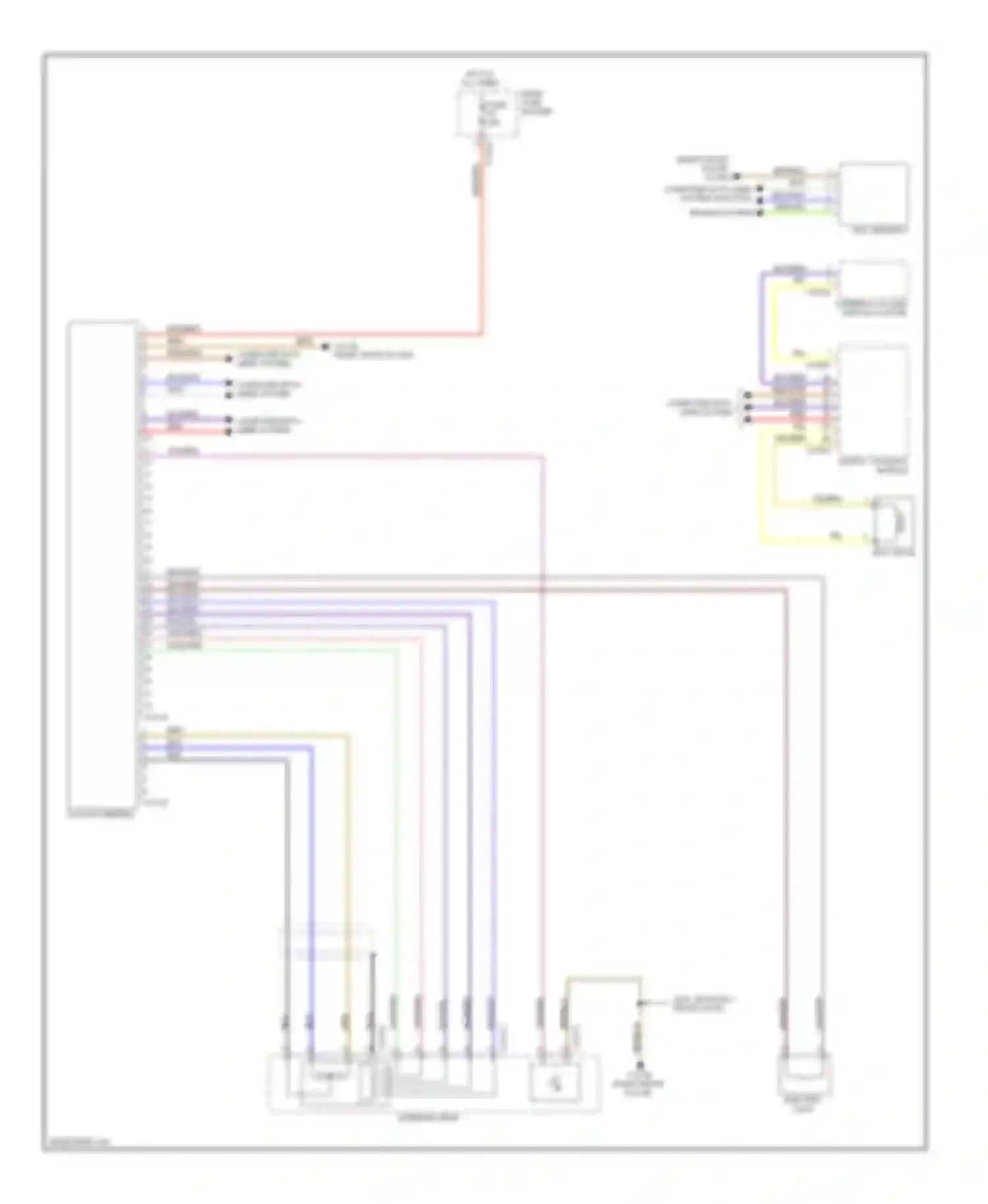 Wiring diagram blk/red for BMW 5 series E60/E61 (2002-2007)