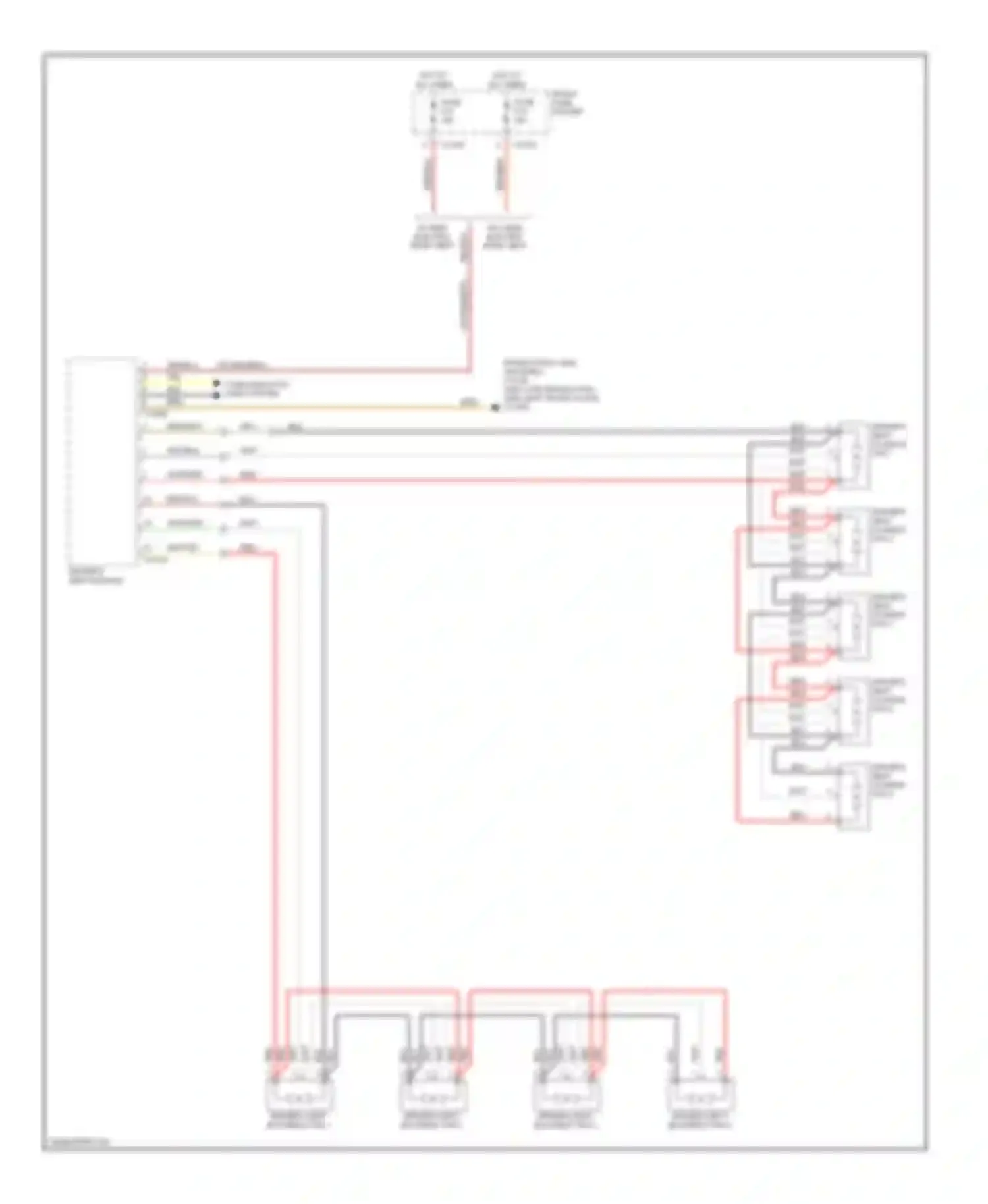 Wiring diagram selector angle sensor for BMW 5 series E60/E61 (2002-2007)