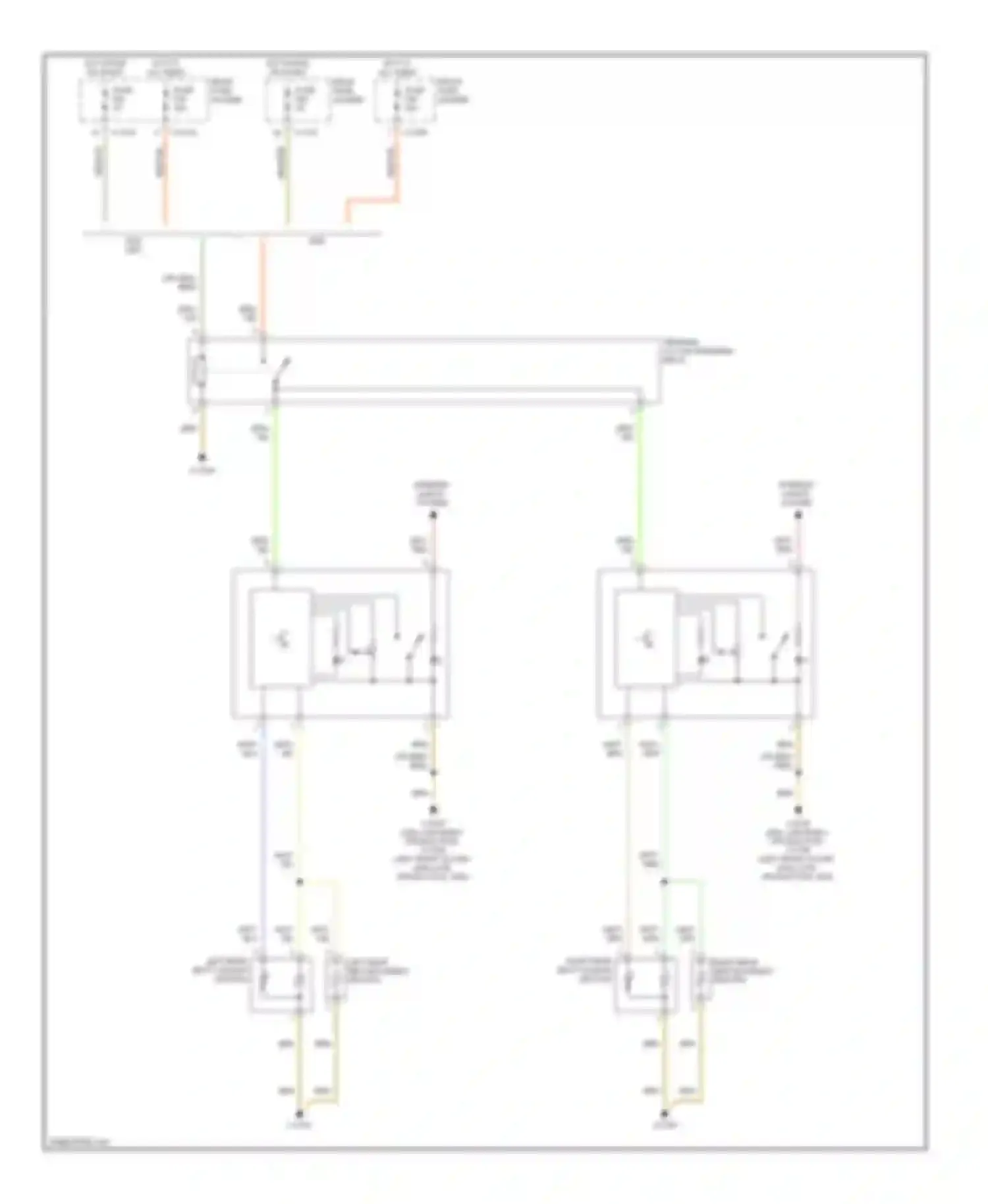Wiring diagram grn/red for BMW 5 series E60/E61 (2002-2007)