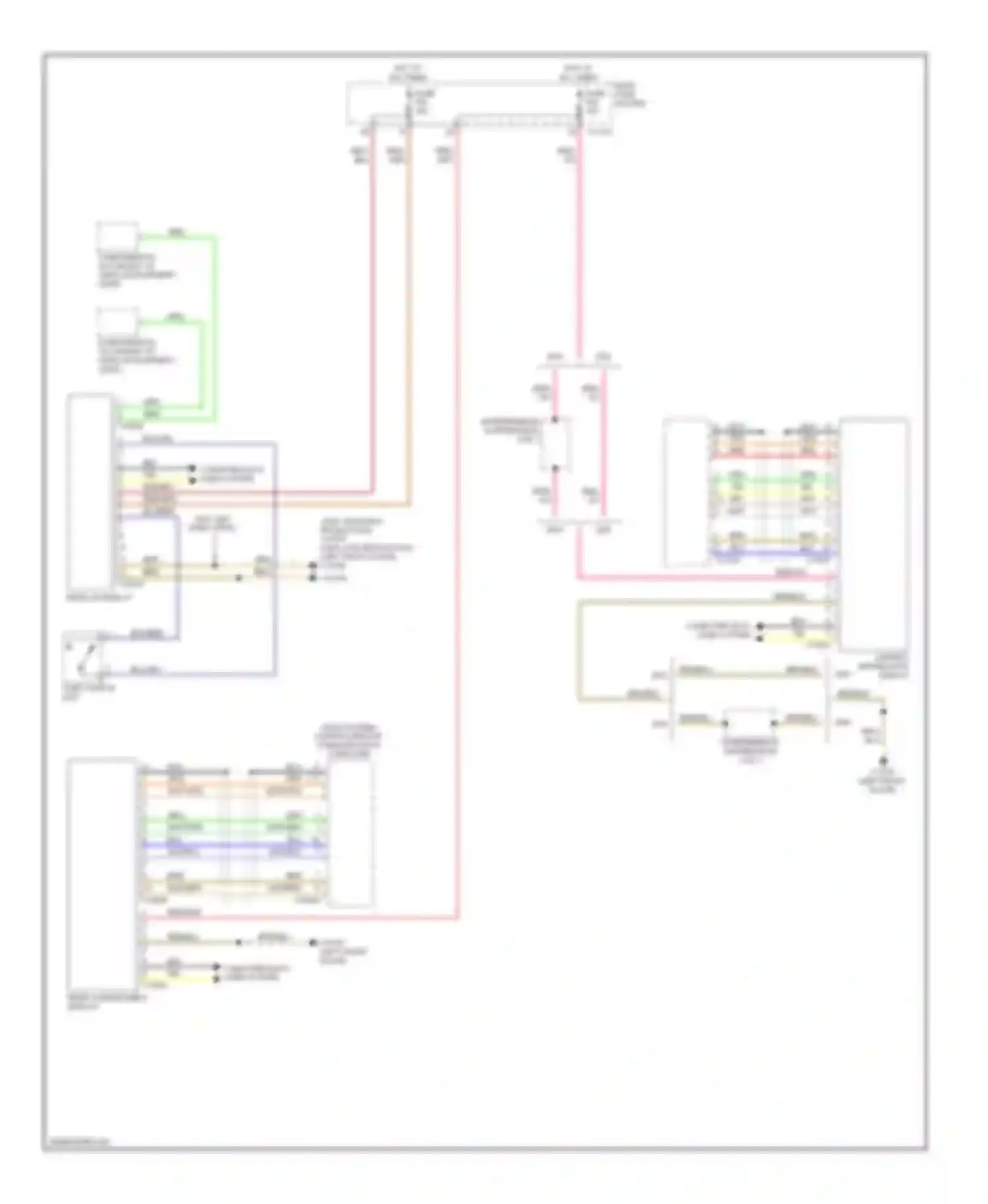 Wiring diagram interference suppression coil 1 for BMW 5 series E60/E61 (2002-2007) (1 of 8)