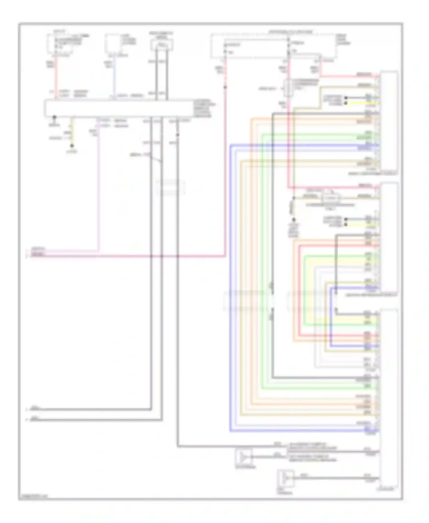 Wiring diagram interference suppression coil 1 for BMW 5 series E60/E61 (2002-2007) (2 of 8)