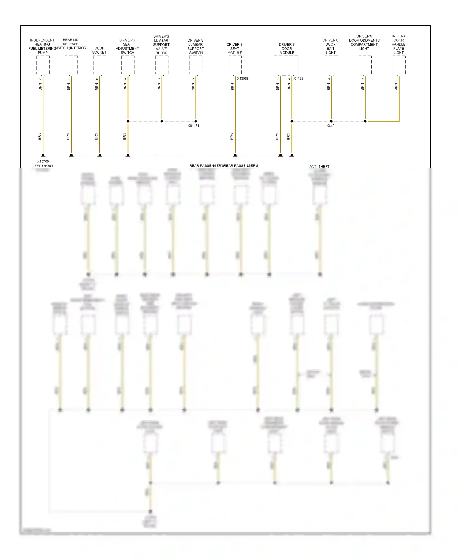 BMW 5 series E60/E61 (2002-2007) micro- power module wiring diagram  (2 of 8)