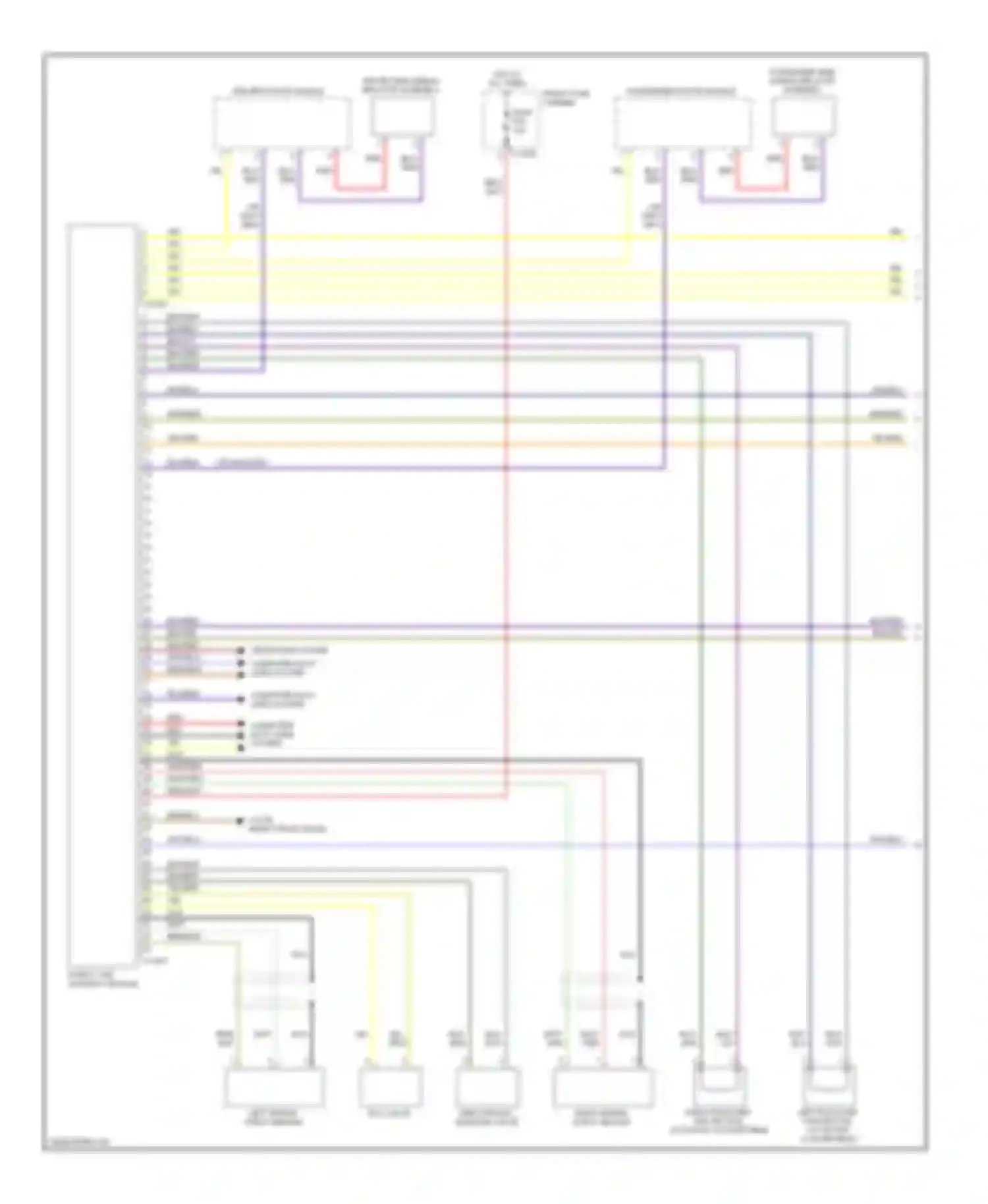 Wiring diagram grn/red for BMW 5 series E60/E61 (2002-2007)