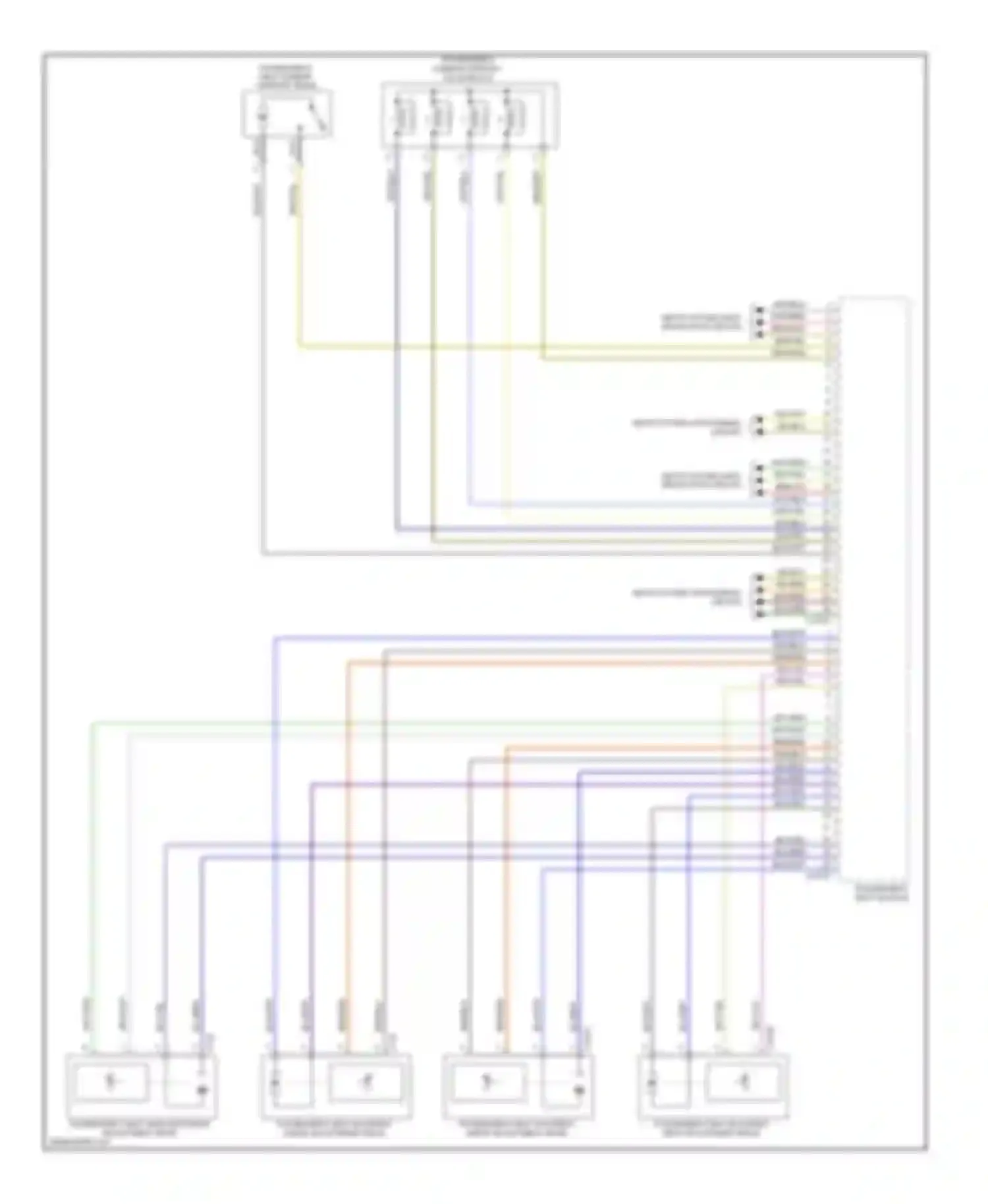 Wiring diagram blu/gry for BMW 5 series E60/E61 (2002-2007)