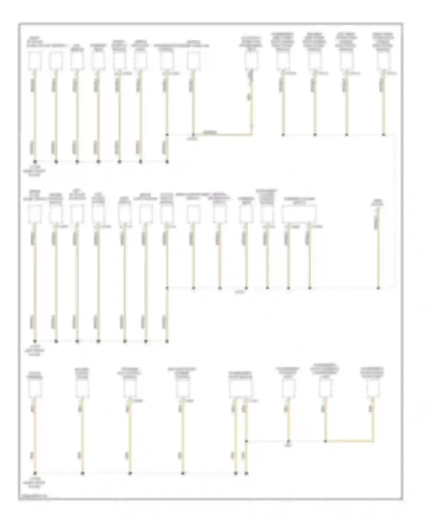 Wiring diagram central information display for BMW 5 series E60/E61 (2002-2007)