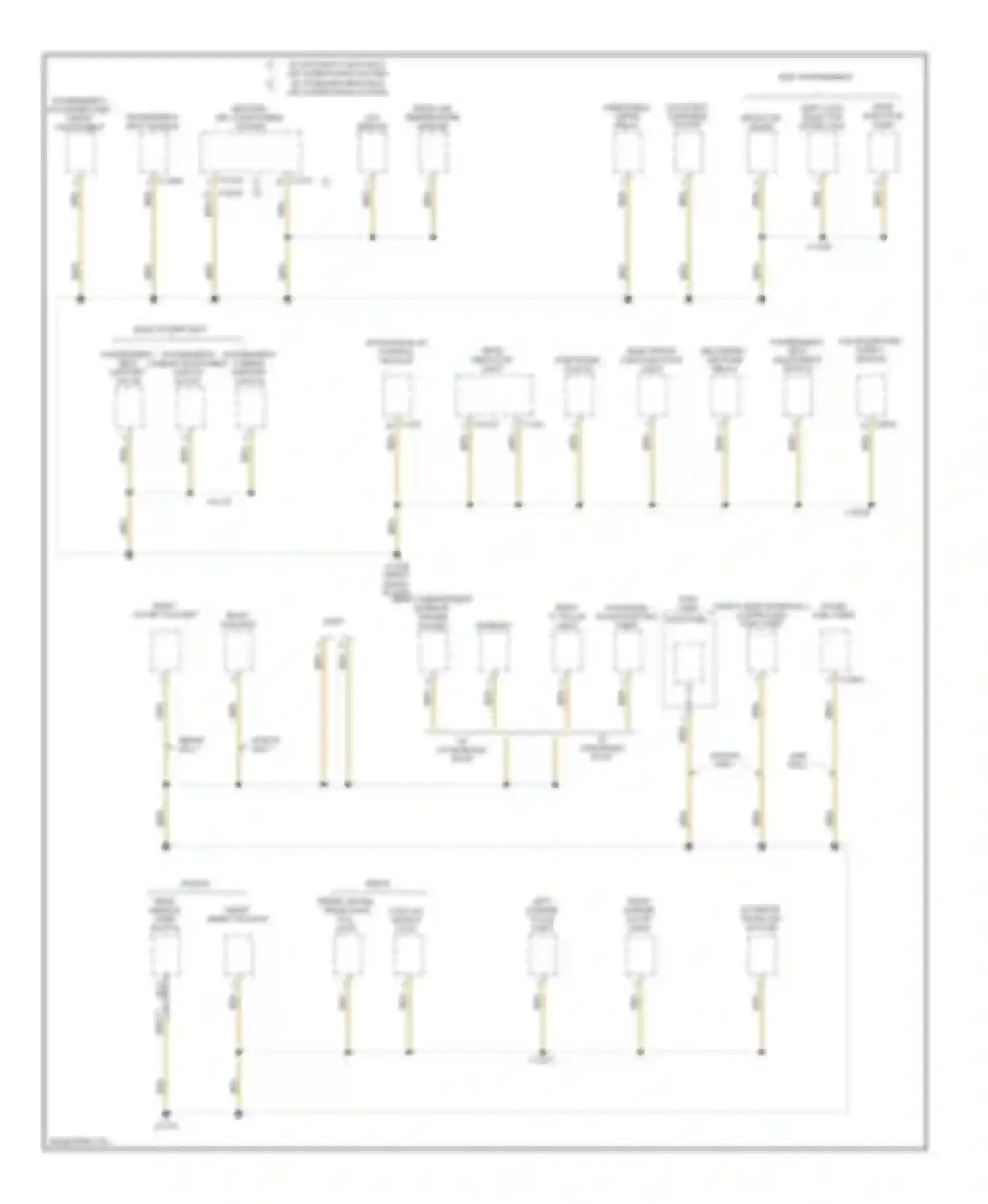 Wiring diagram selector lever for BMW 5 series E60/E61 (2002-2007) (2 of 2)