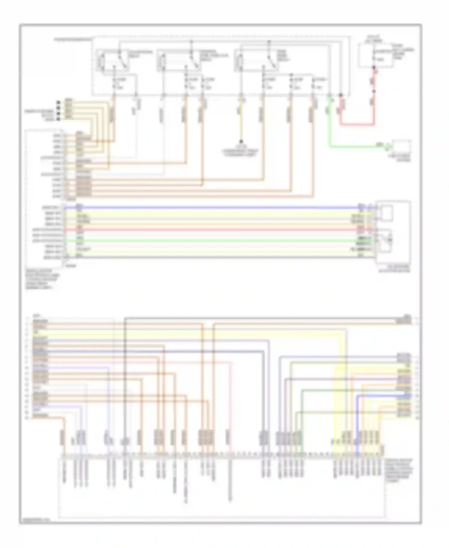 5 series GT BMW F07 (2009-2013): Wiring diagram engine performance 3.0l twin turbo (3 of 5)