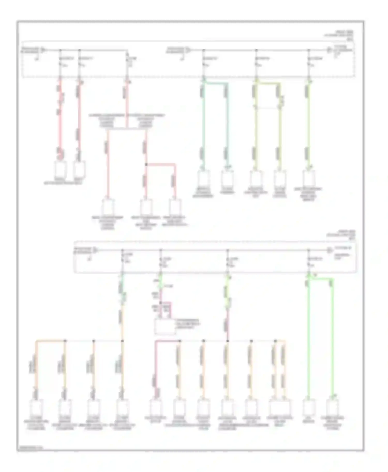 5 series GT BMW F07 (2009-2013): Power distribution circuit (4 of 7)