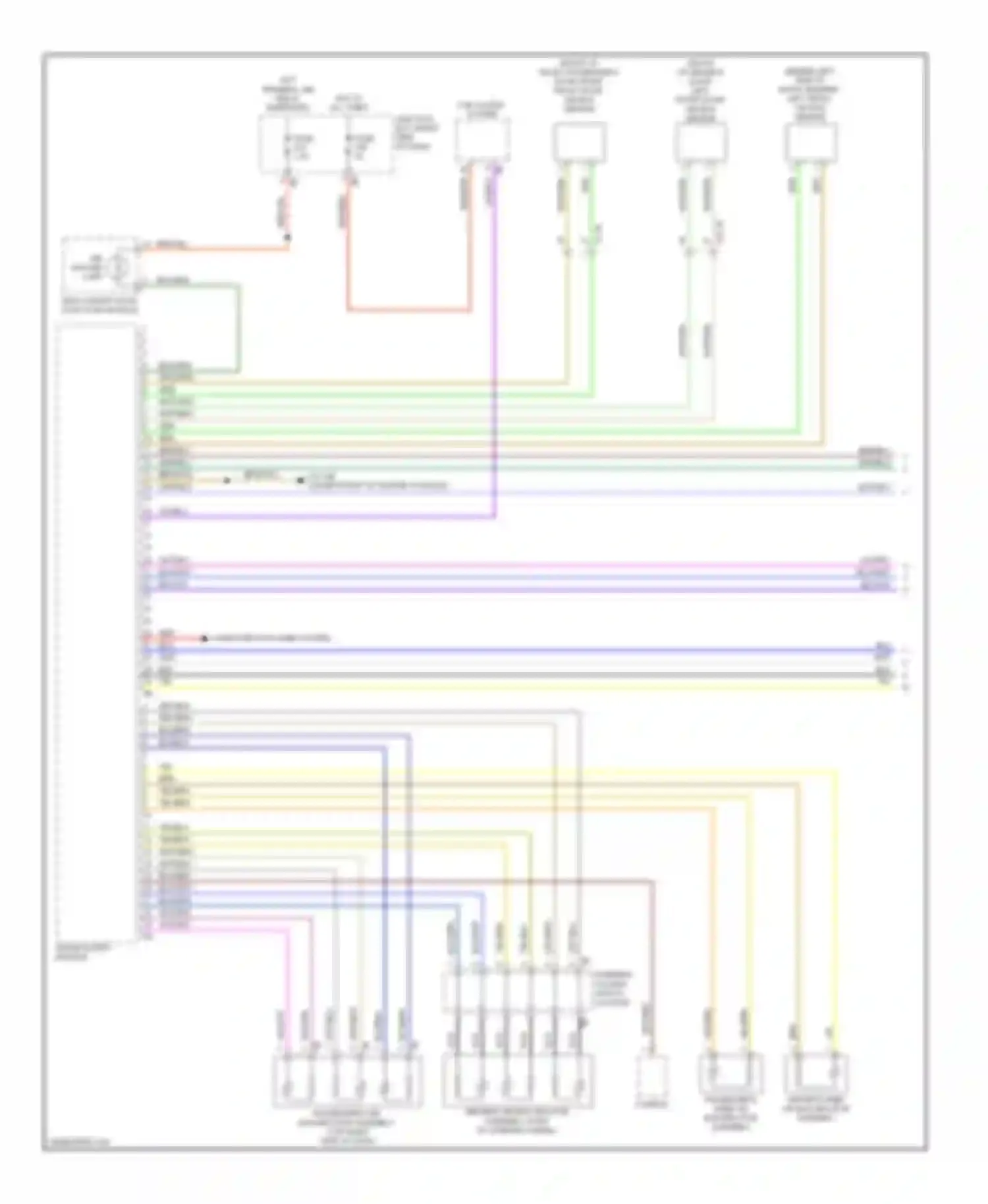5 series GT BMW F07 (2009-2013): Supplemental restraints circuit (1 of 3)