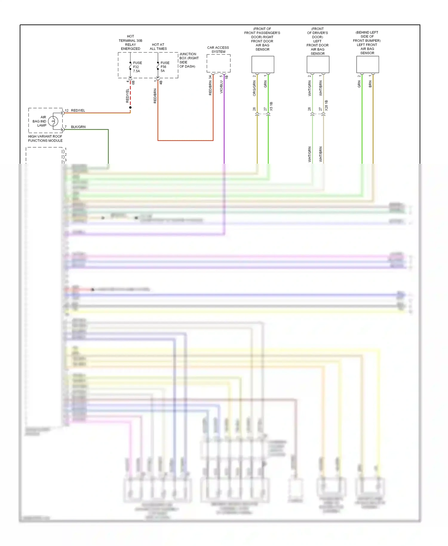 BMW 5 series GT F07 (2009-2013) computer data lines system wiring diagram  (73 of 94)
