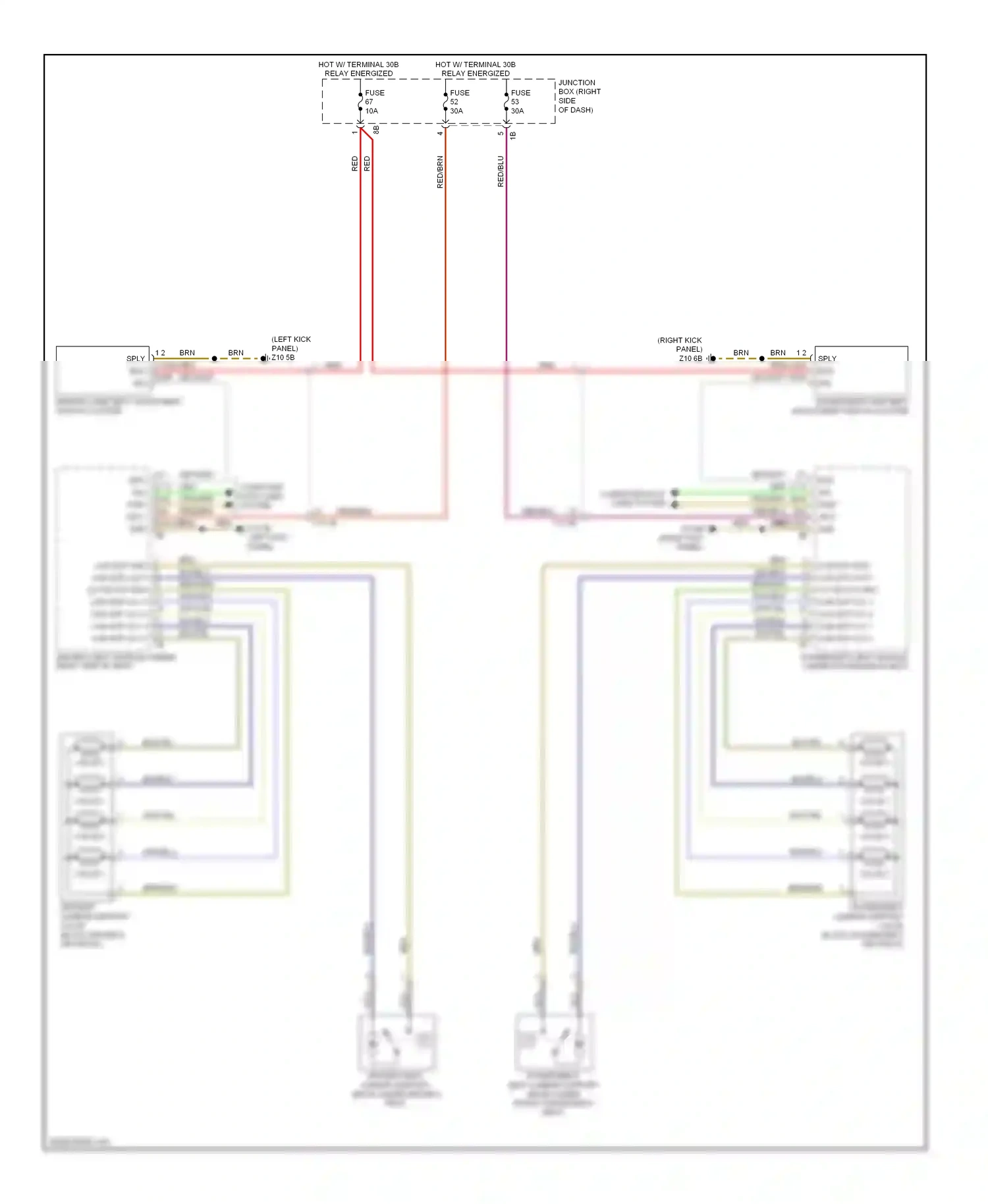 BMW 5 series GT F07 (2009-2013) computer data lines system wiring diagram  (54 of 94)