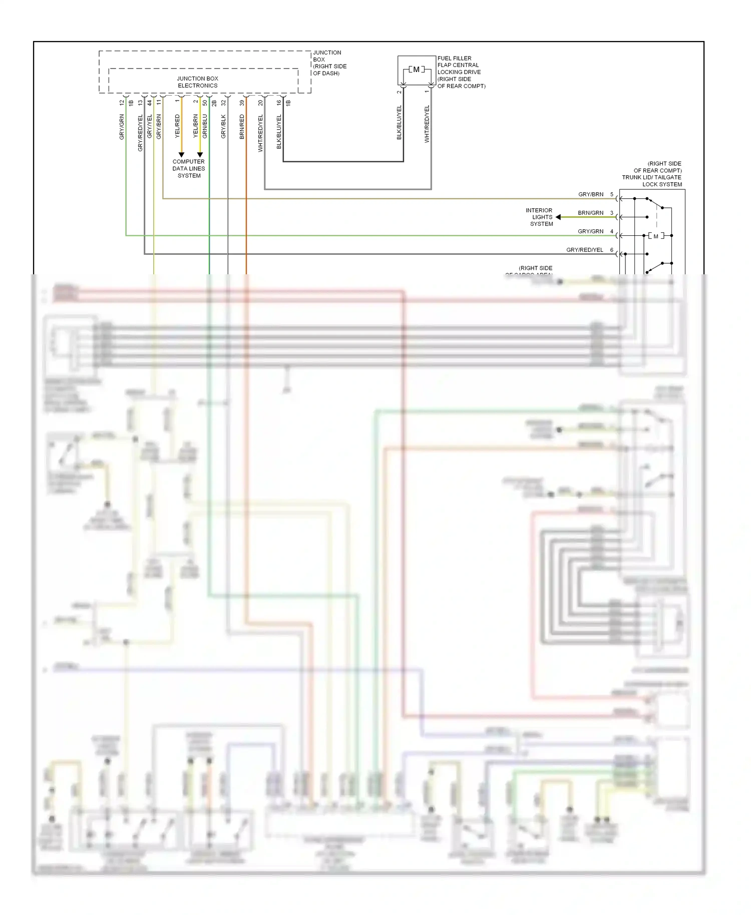 BMW 5 series GT F07 (2009-2013) computer data lines system wiring diagram  (76 of 94)