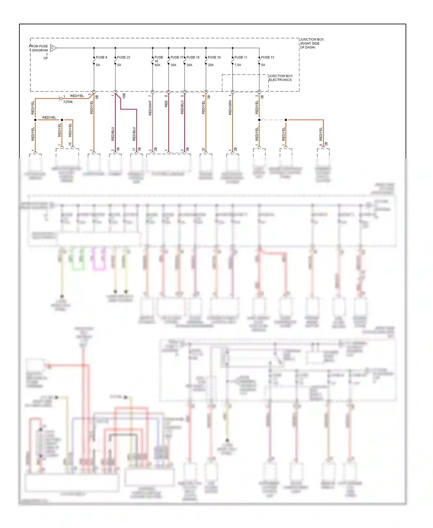 BMW 5 series GT F07 (2009-2013) computer data lines system wiring diagram  (47 of 94)