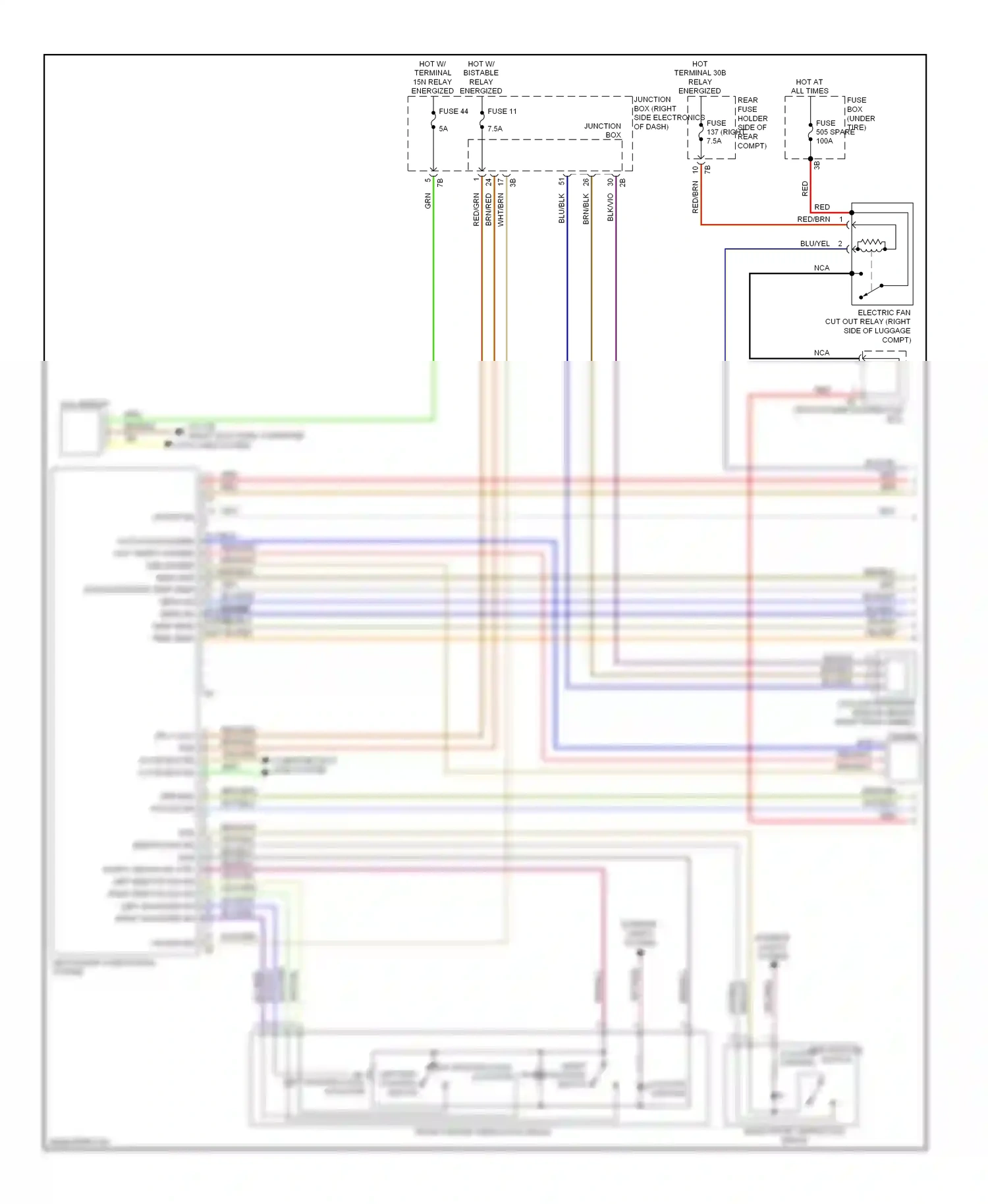 BMW 5 series GT F07 (2009-2013) computer data lines system wiring diagram  (8 of 94)