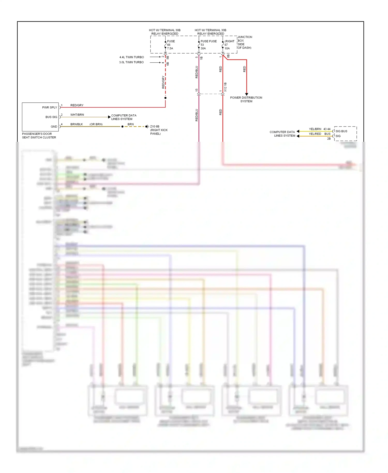BMW 5 series GT F07 (2009-2013) computer data lines system wiring diagram  (29 of 94)