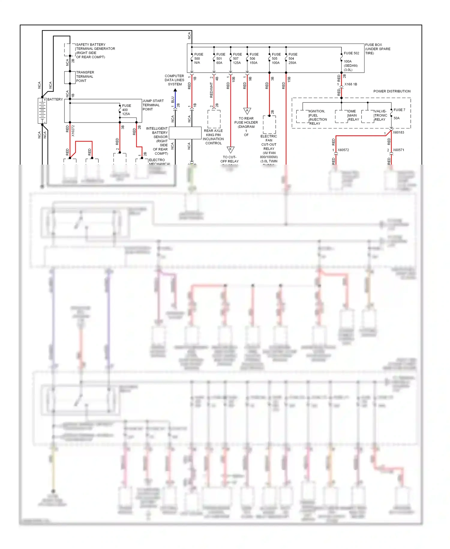 BMW 5 series GT F07 (2009-2013) computer data lines system wiring diagram  (46 of 94)