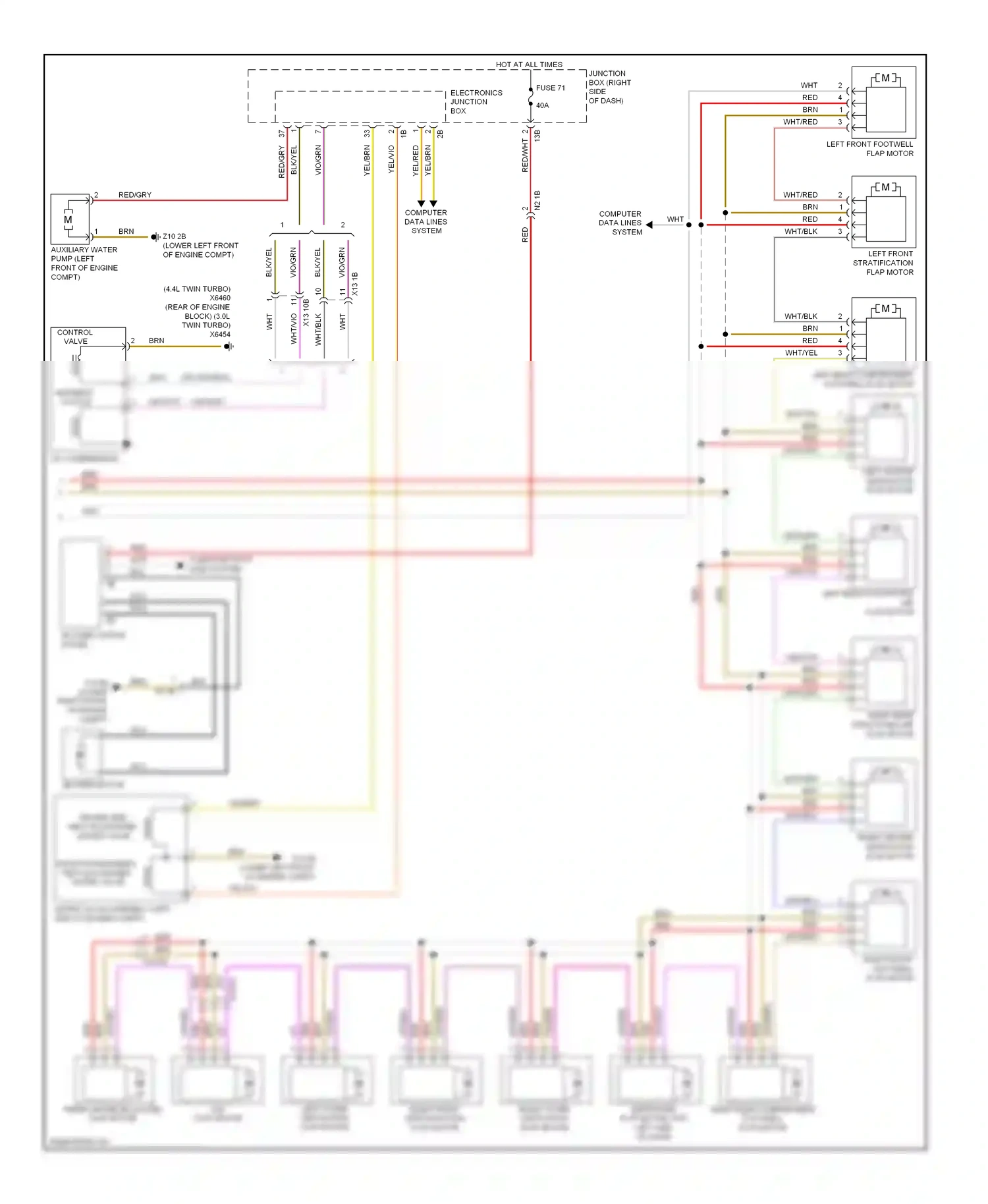 BMW 5 series GT F07 (2009-2013) computer data lines system wiring diagram  (9 of 94)