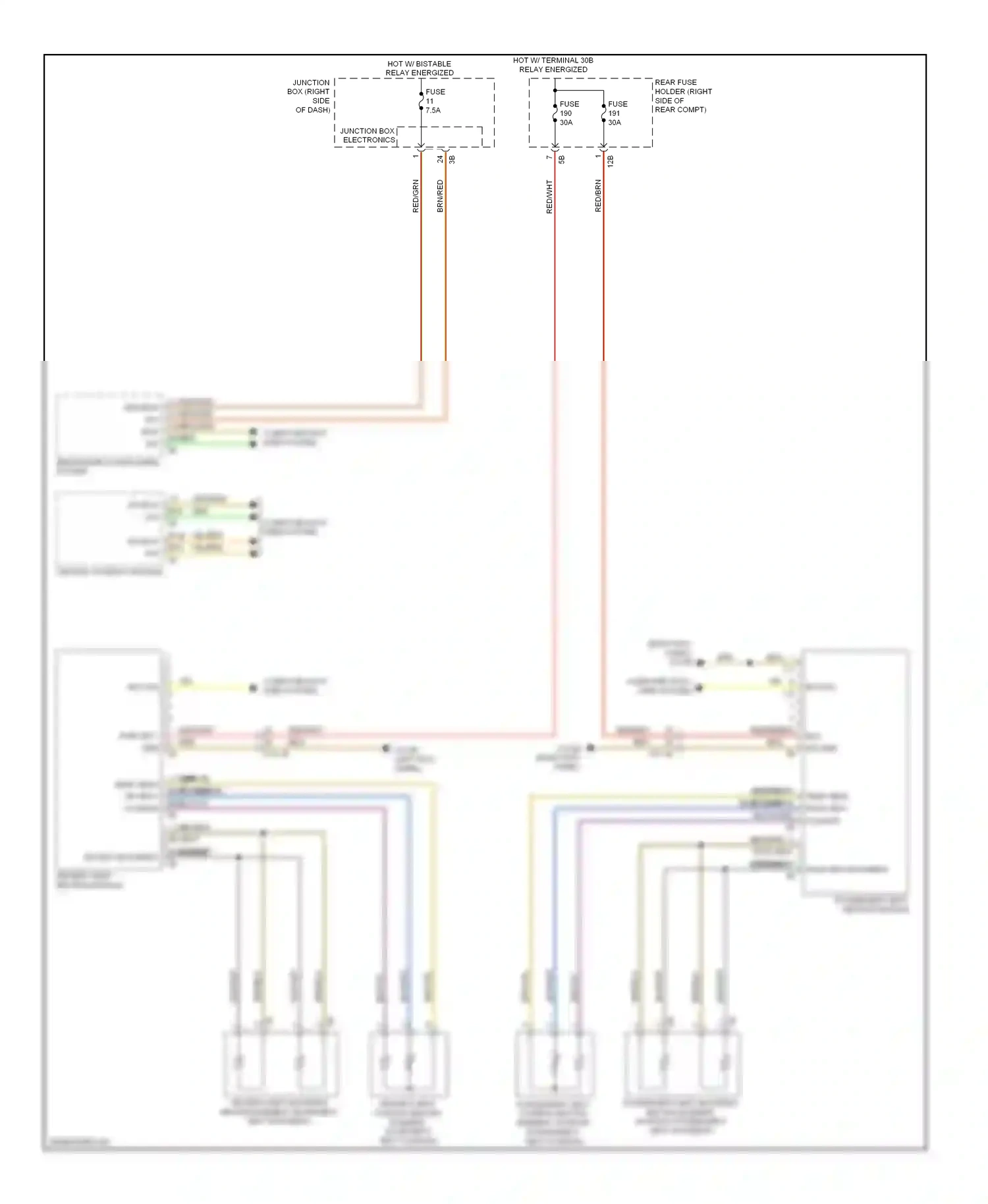 BMW 5 series GT F07 (2009-2013) computer data lines system wiring diagram  (42 of 94)