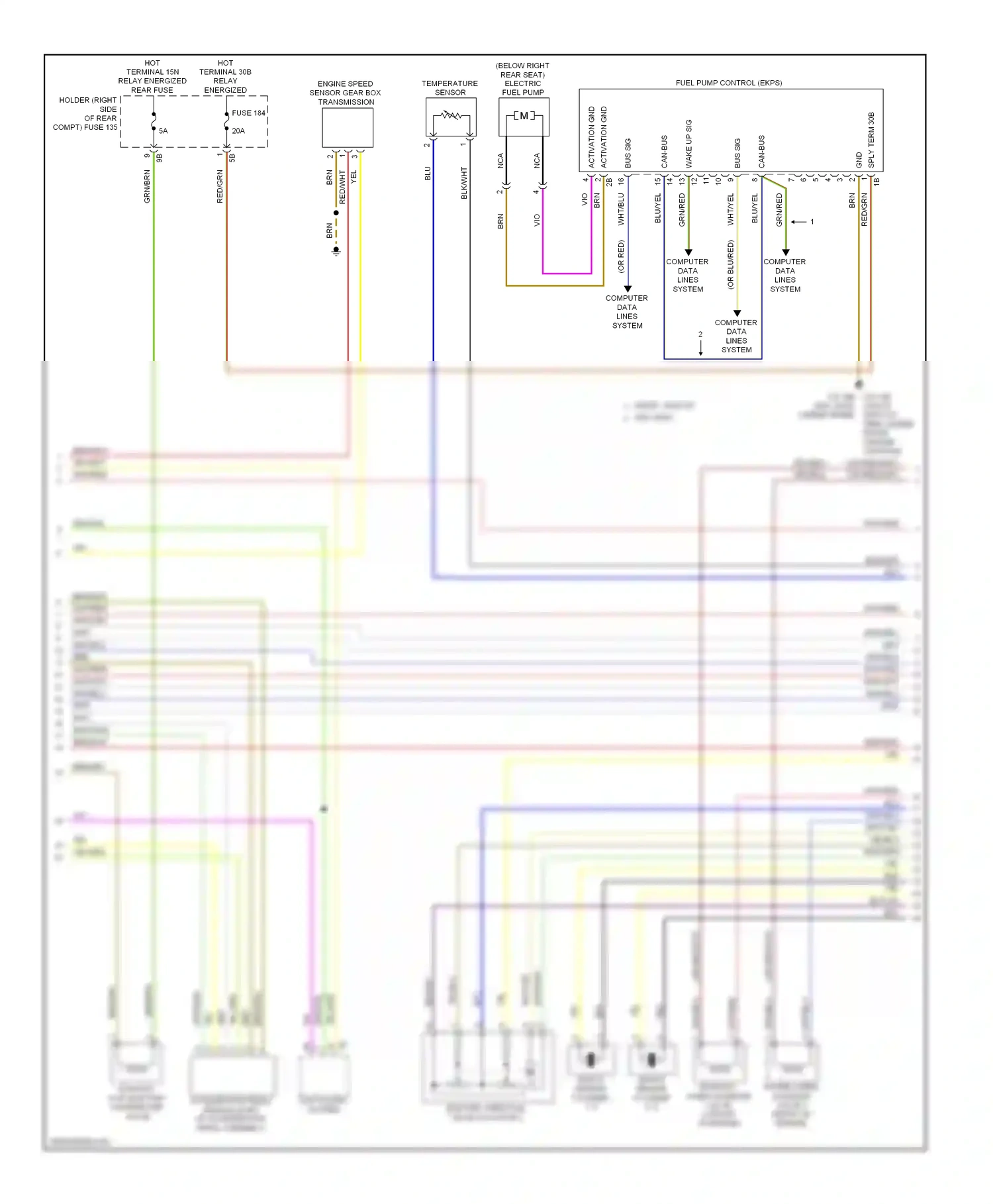 BMW 5 series GT F07 (2009-2013) computer data lines system wiring diagram  (94 of 94)