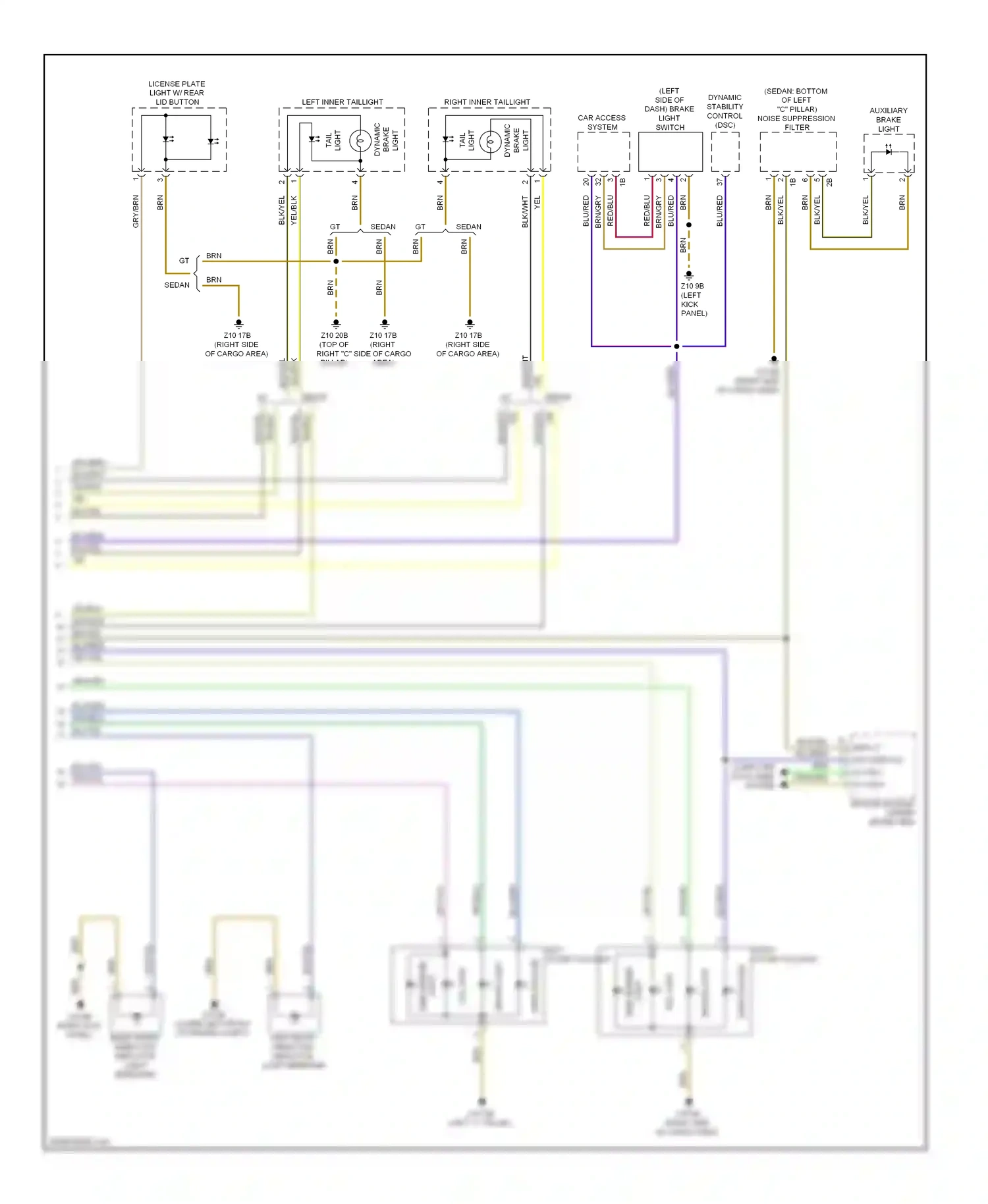 BMW 5 series GT F07 (2009-2013) computer data lines system wiring diagram  (15 of 94)