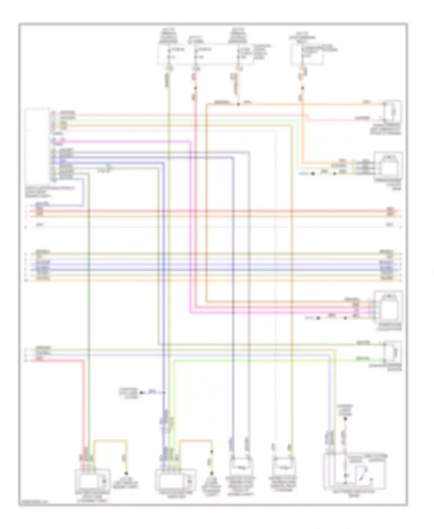 5 series BMW F10/F11 (2009-2013): Automatic a/c circuit, with rear automatic climate control (2 of 4)