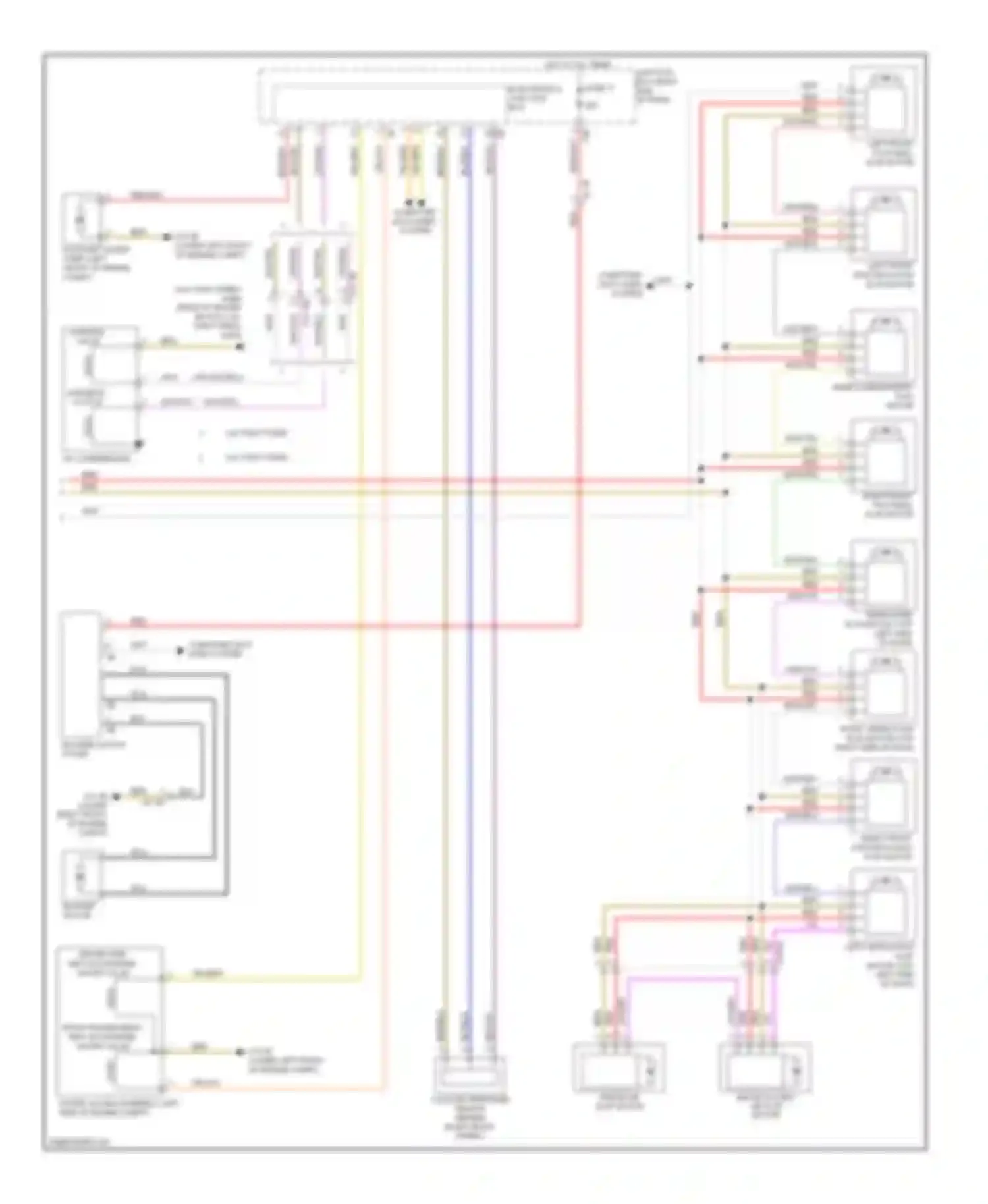 5 series BMW F10/F11 (2009-2013): Automatic a/c circuit, without rear automatic climate control (3 of 3)