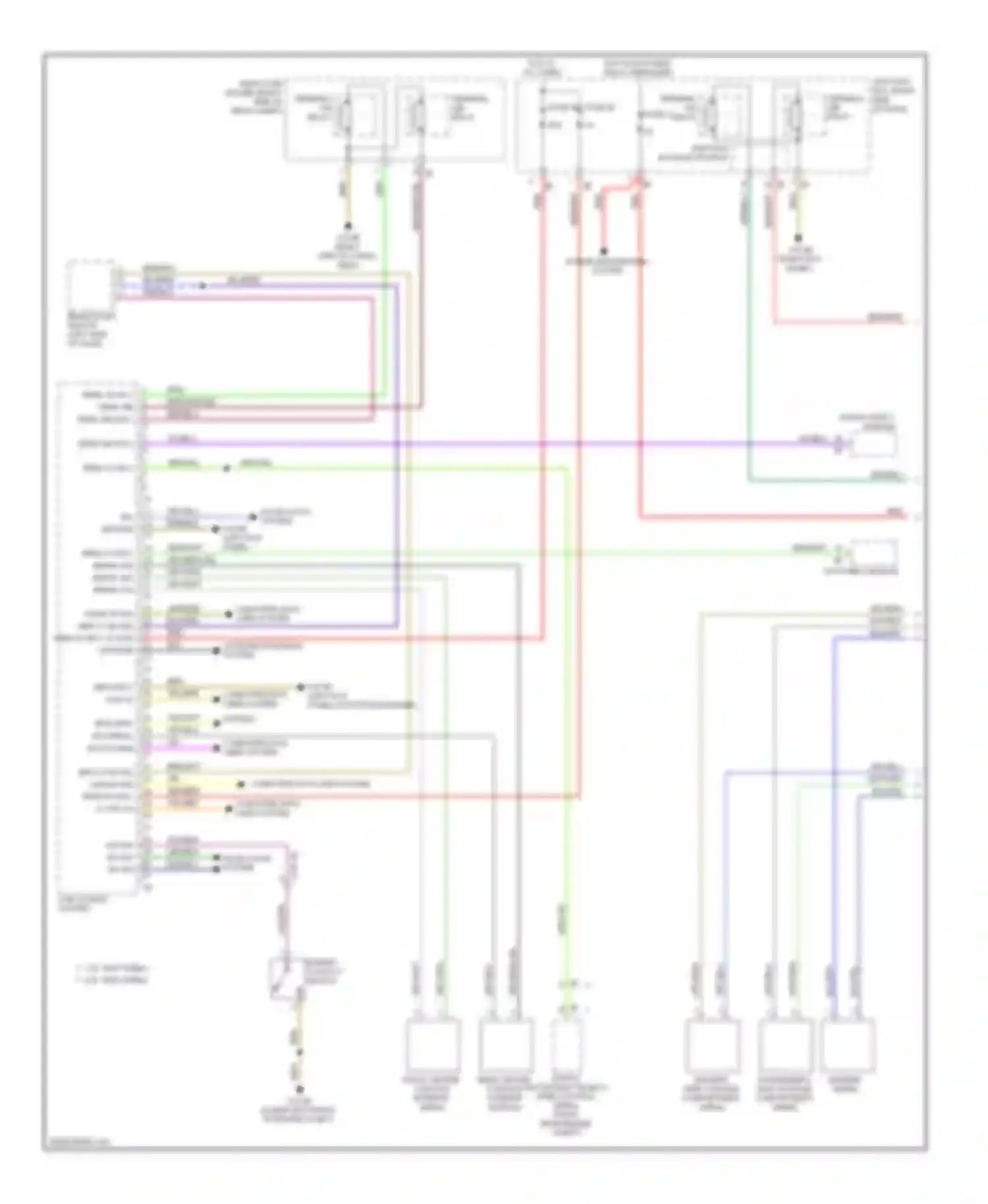 5 series BMW F10/F11 (2009-2013): Access/start circuit (1 of 2)