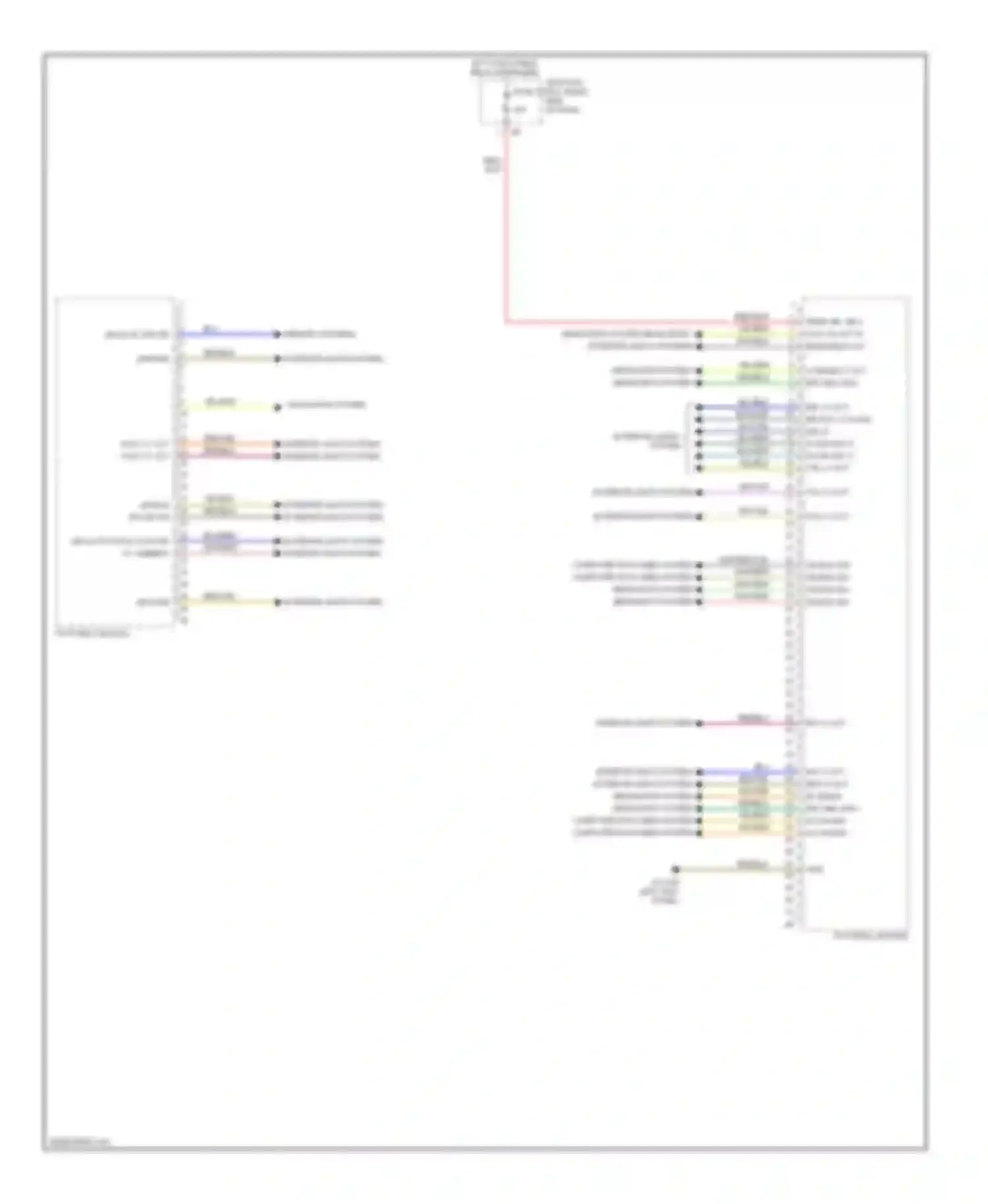 5 series BMW F10/F11 (2009-2013): Body control modules circuit (1 of 2)