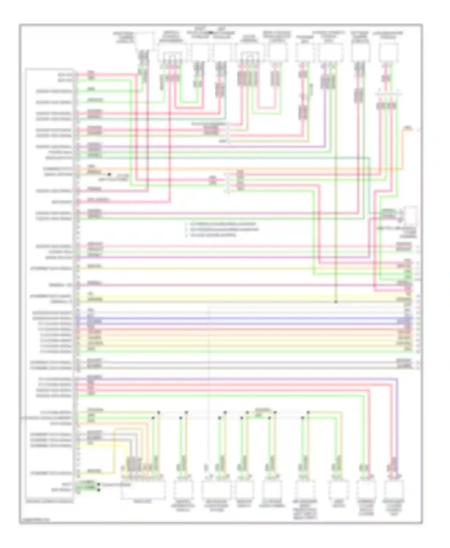 5 series BMW F10/F11 (2009-2013): Computer data lines circuit (1 of 3)