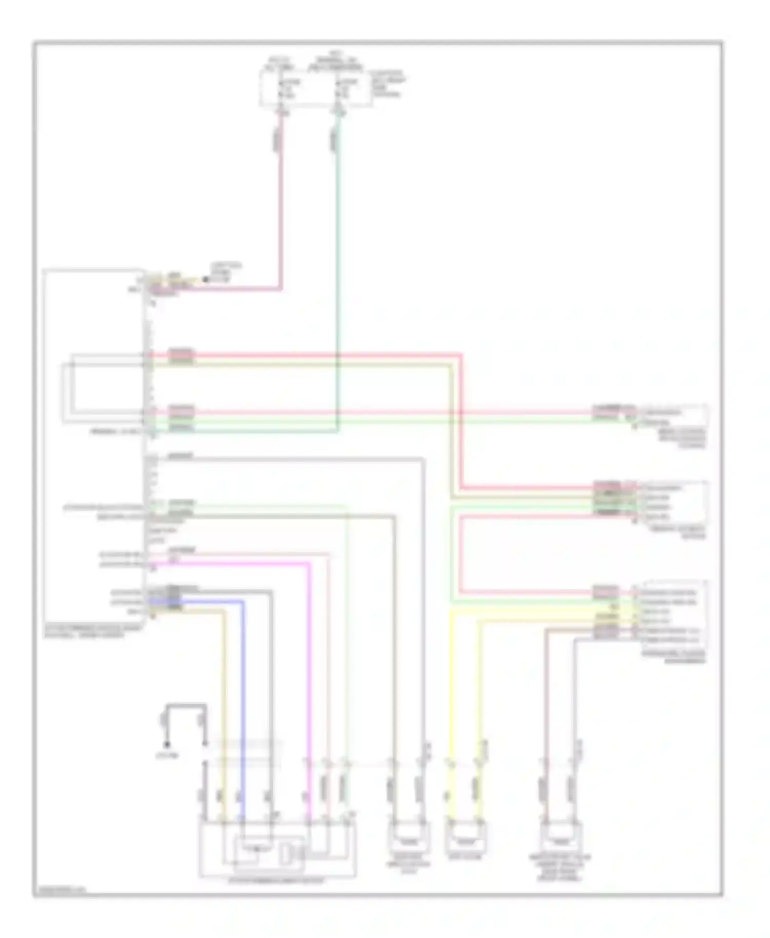 5 series BMW F10/F11 (2009-2013): Active power steering circuit