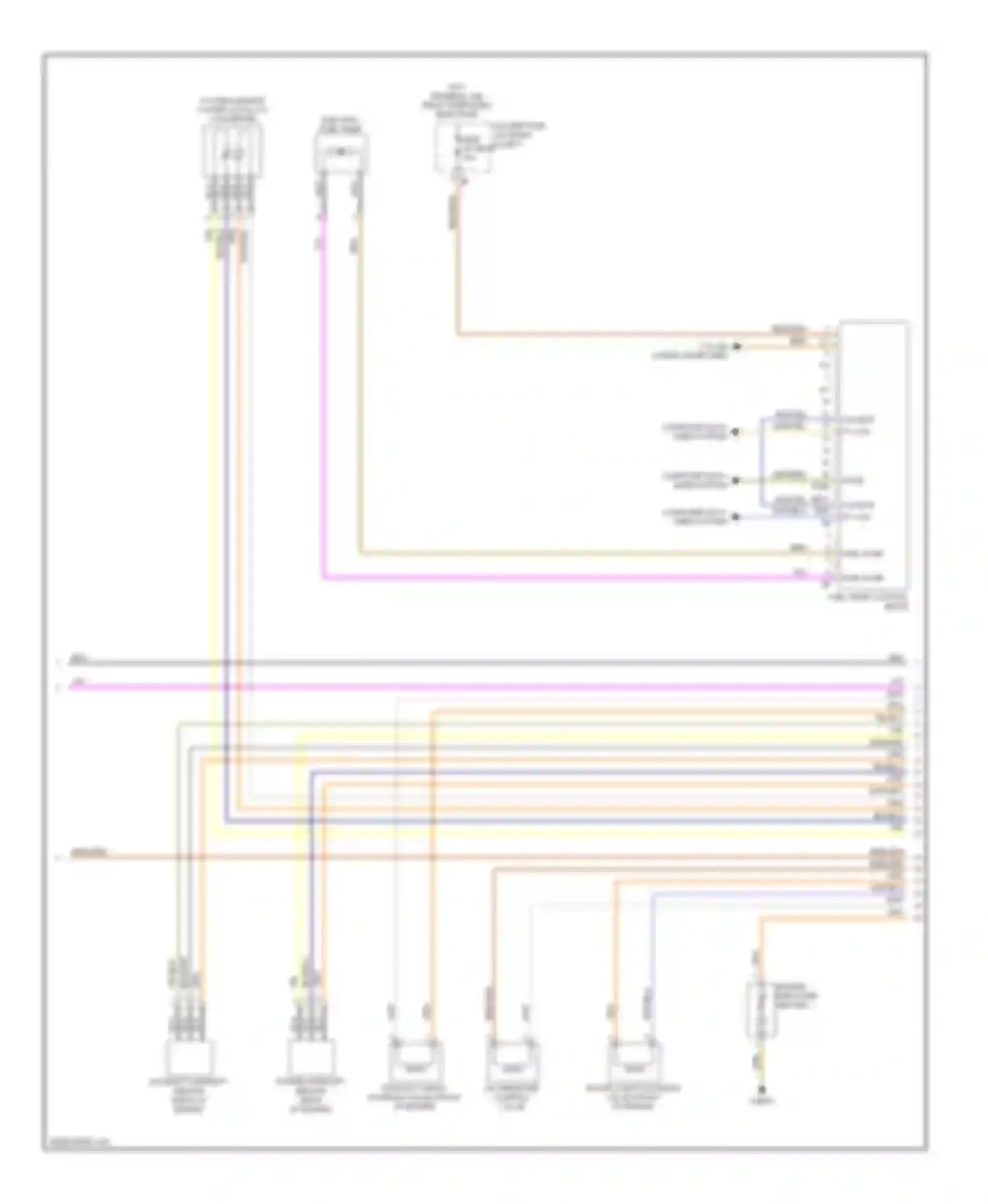 5 series BMW F10/F11 (2009-2013): Wiring diagram engine performance 3.0l (2 of 5)
