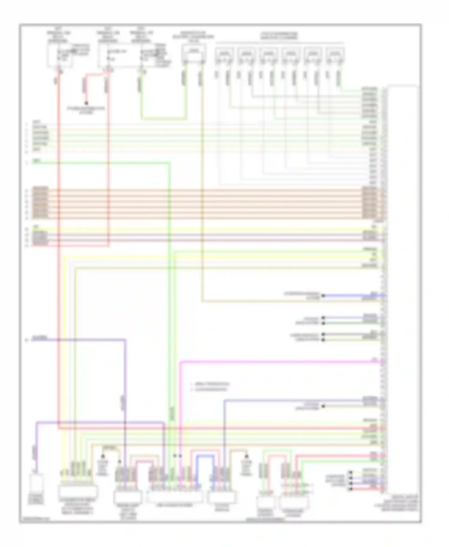 5 series BMW F10/F11 (2009-2013): Wiring diagram engine performance 3.0l (5 of 5)