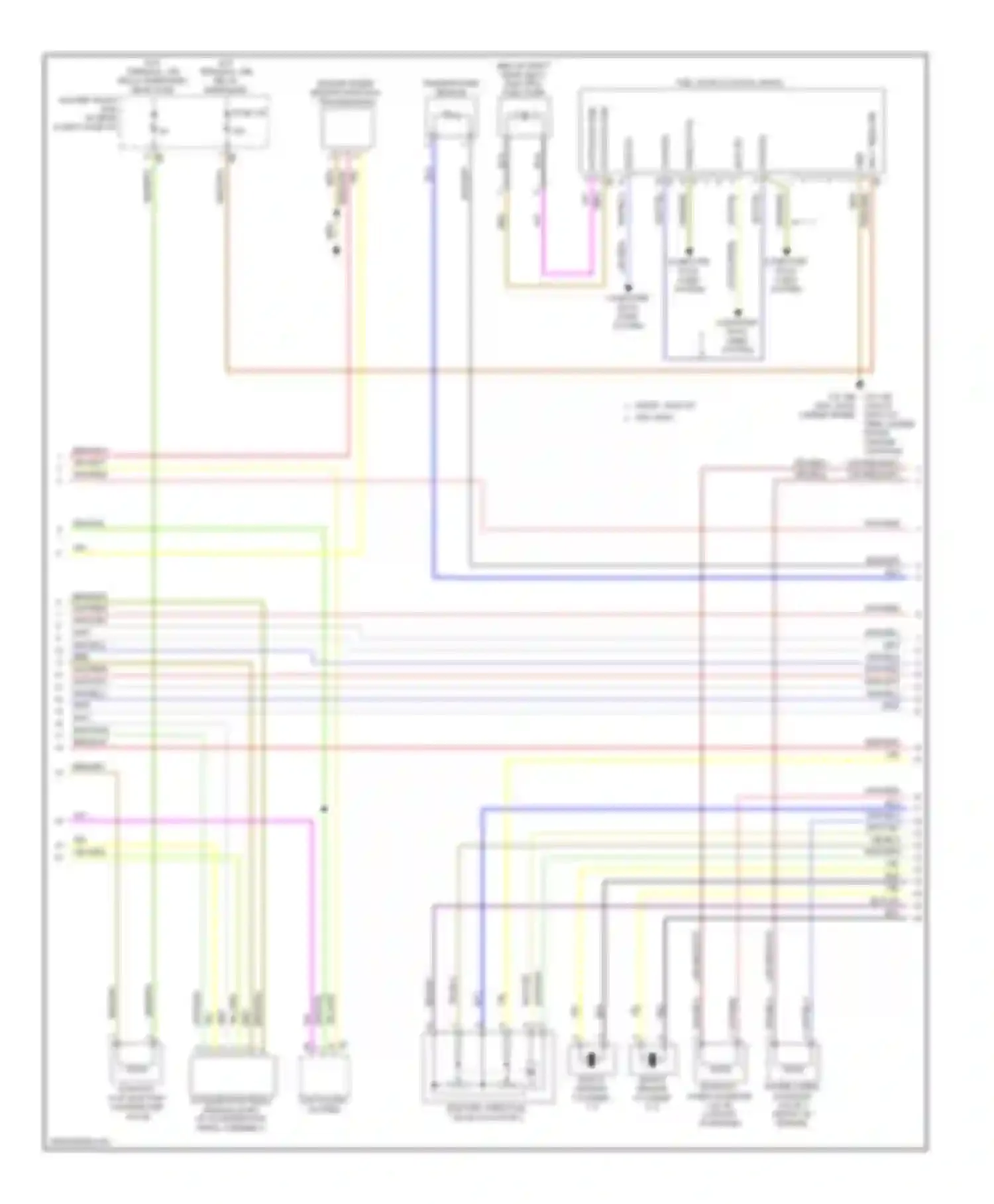5 series BMW F10/F11 (2009-2013): Wiring diagram engine performance 4.4l twin turbo (2 of 6)