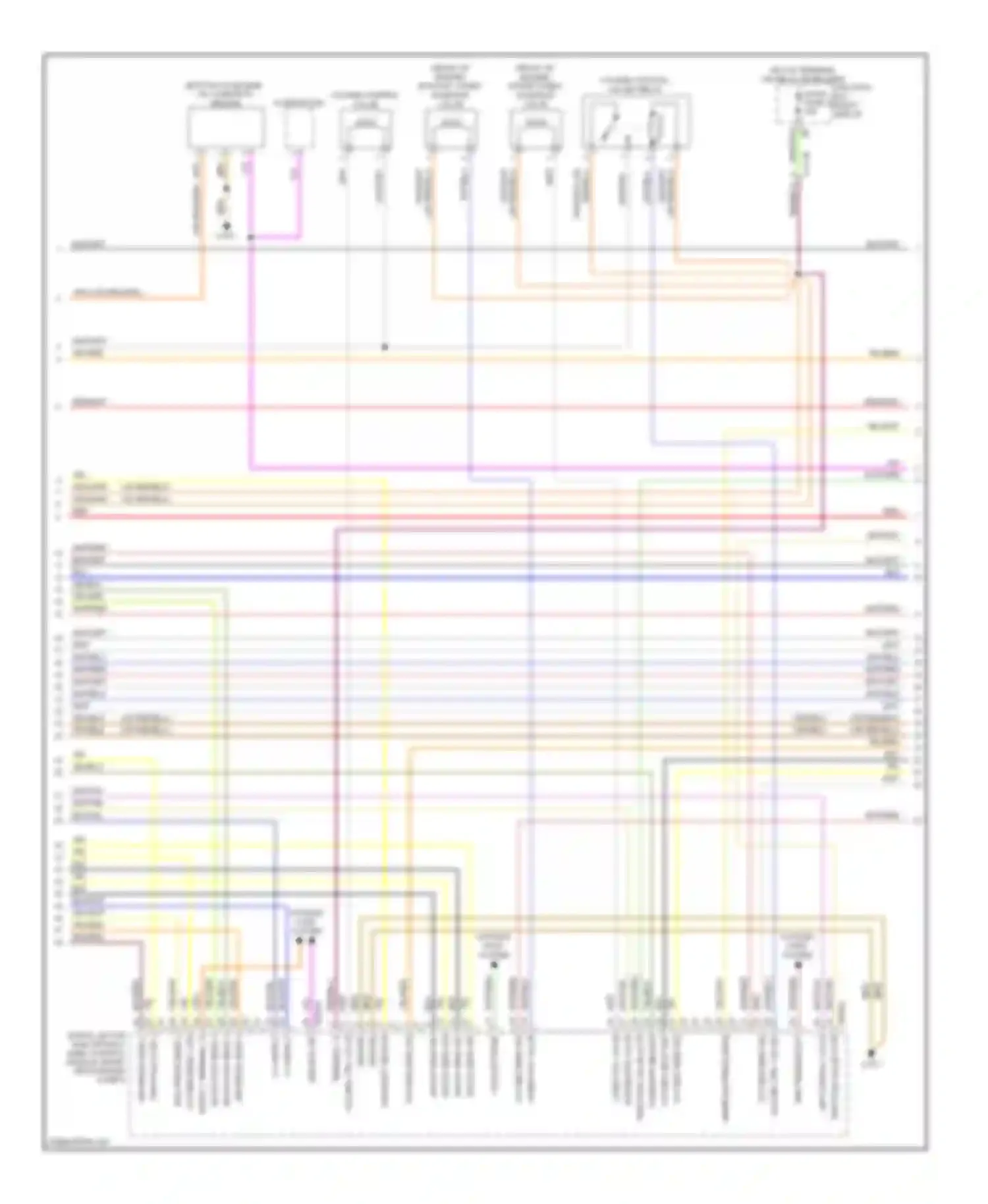5 series BMW F10/F11 (2009-2013): Wiring diagram engine performance 4.4l twin turbo (5 of 6)