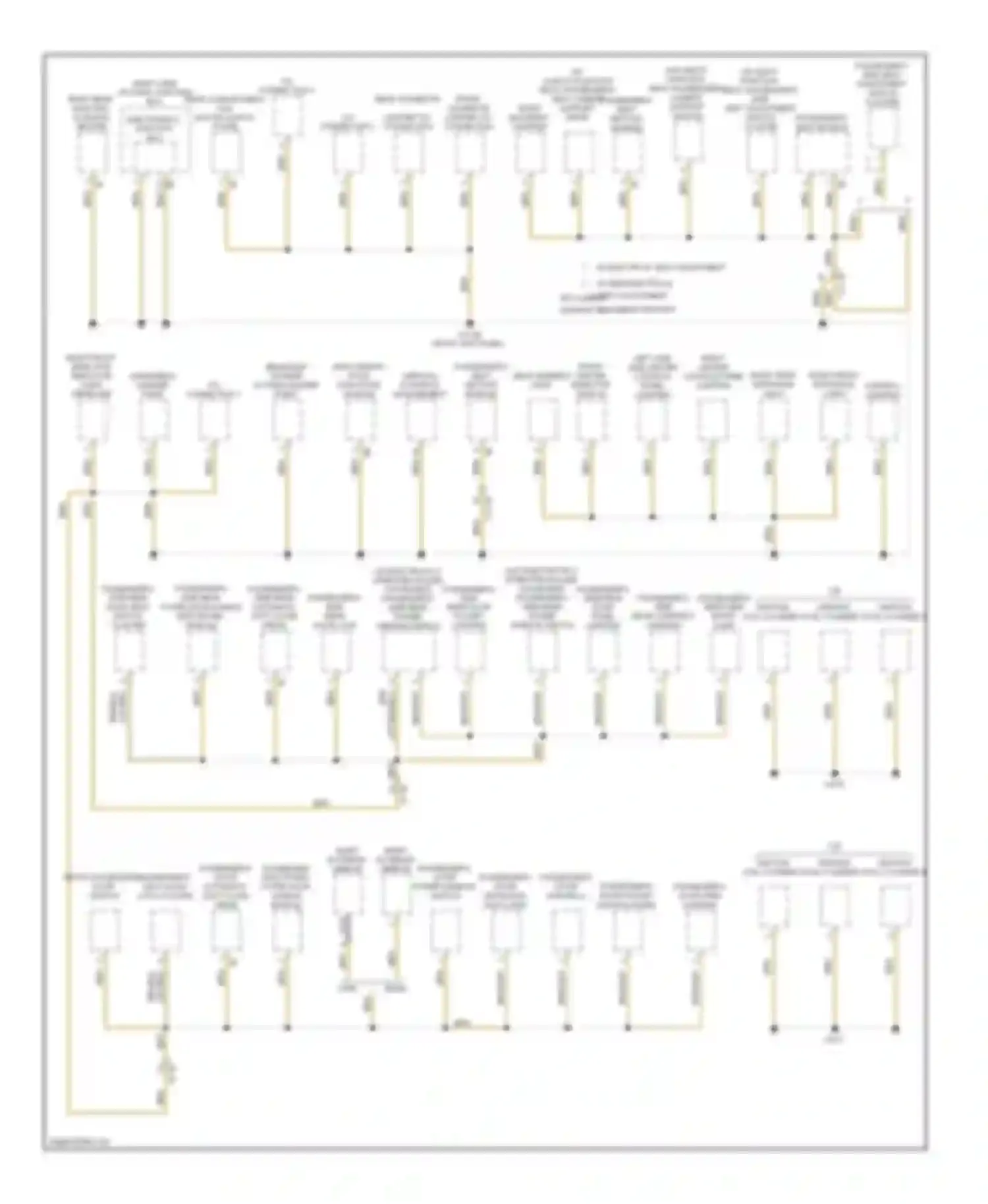 5 series BMW F10/F11 (2009-2013): Ground distribution circuit (2 of 6)