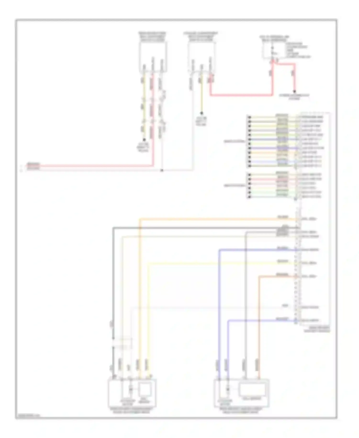 5 series BMW F10/F11 (2009-2013): Left memory rear seat circuit (2 of 2)