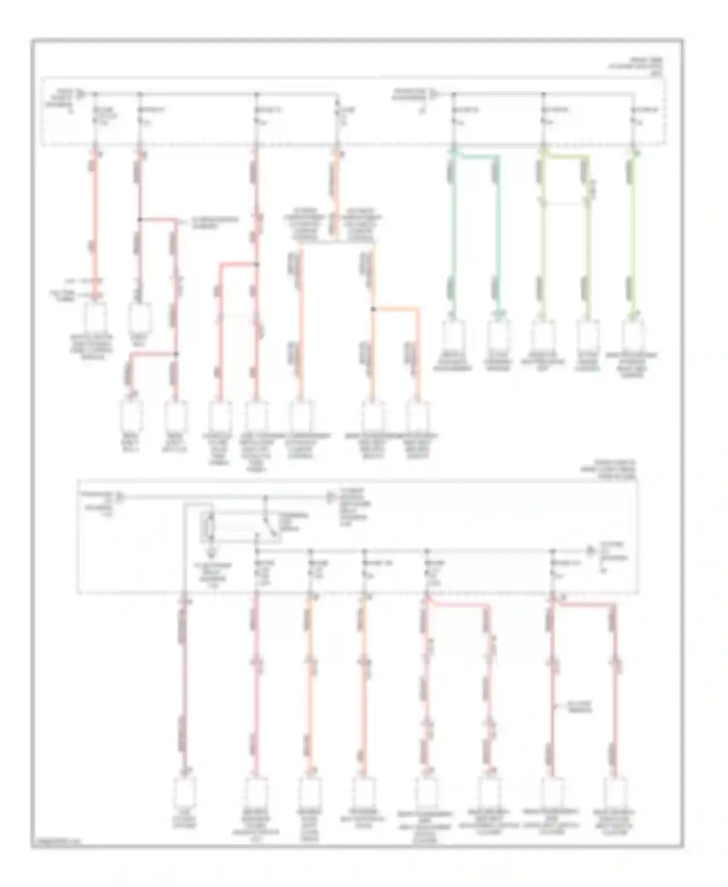Wiring diagram active cruise control for BMW 5 series F10/F11 (2009-2013) (1 of 2)