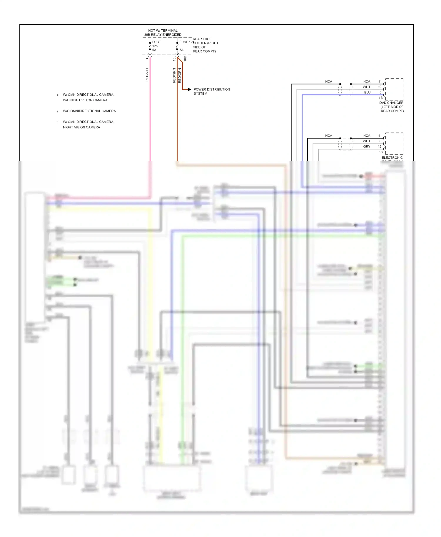 BMW 5 series F10/F11 (2009-2013) basic wiring diagram  (2 of 2)