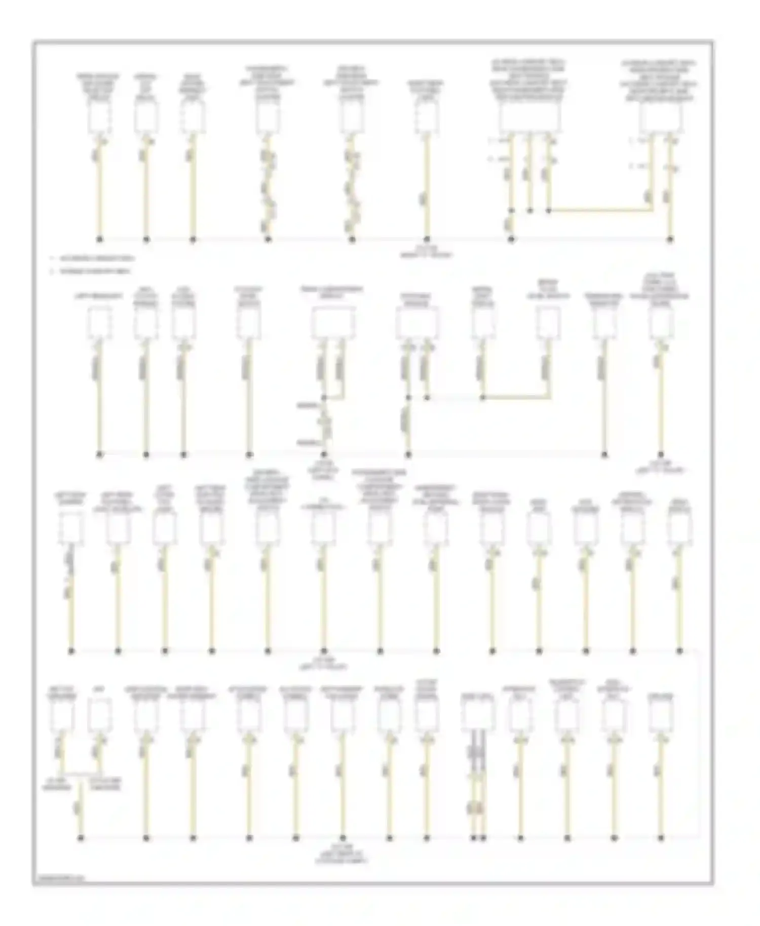 Wiring diagram infotainment all round satellite fan vision camera tuner for BMW 5 series F10/F11 (2009-2013)
