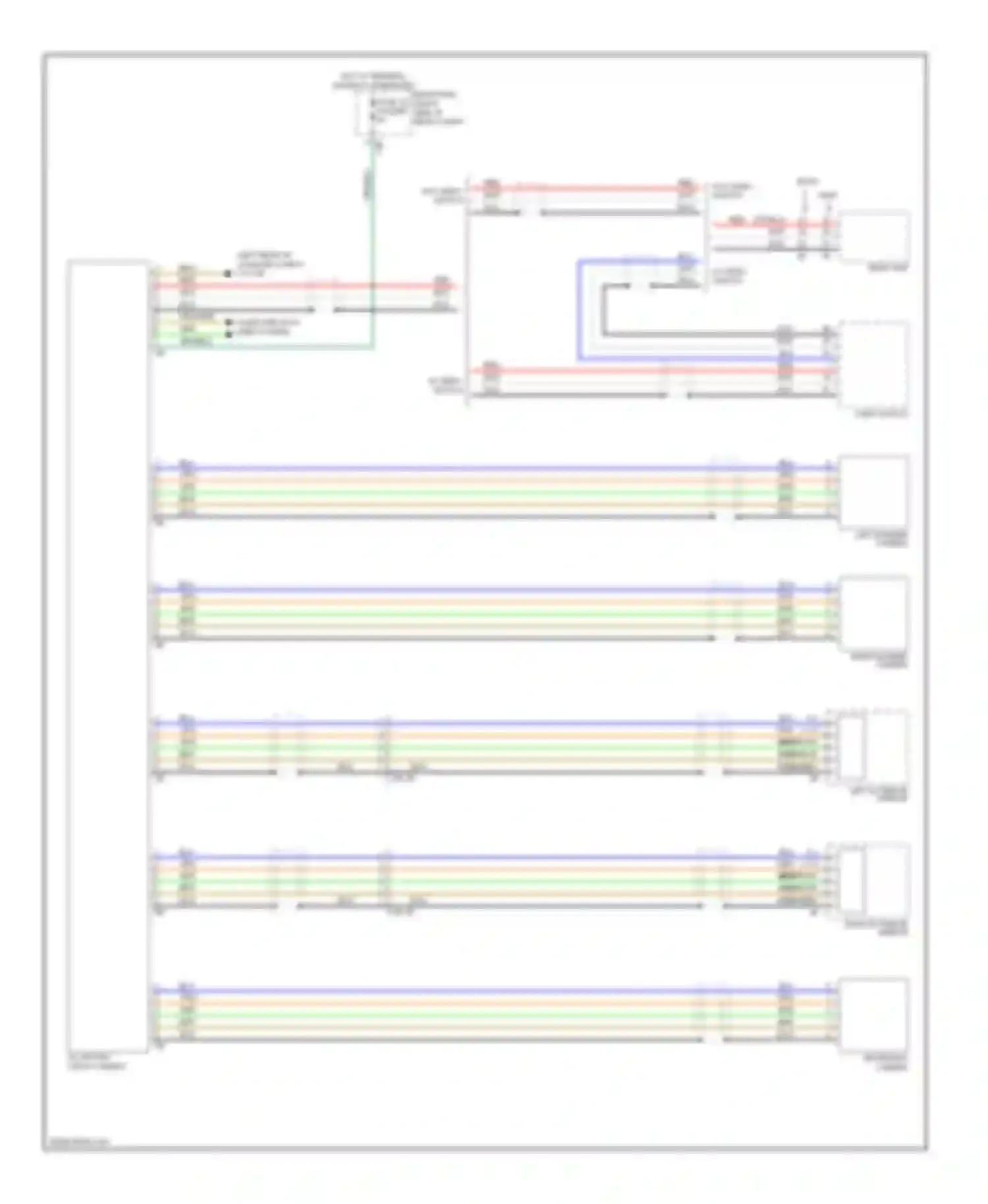 Wiring diagram basic high for BMW 5 series F10/F11 (2009-2013)