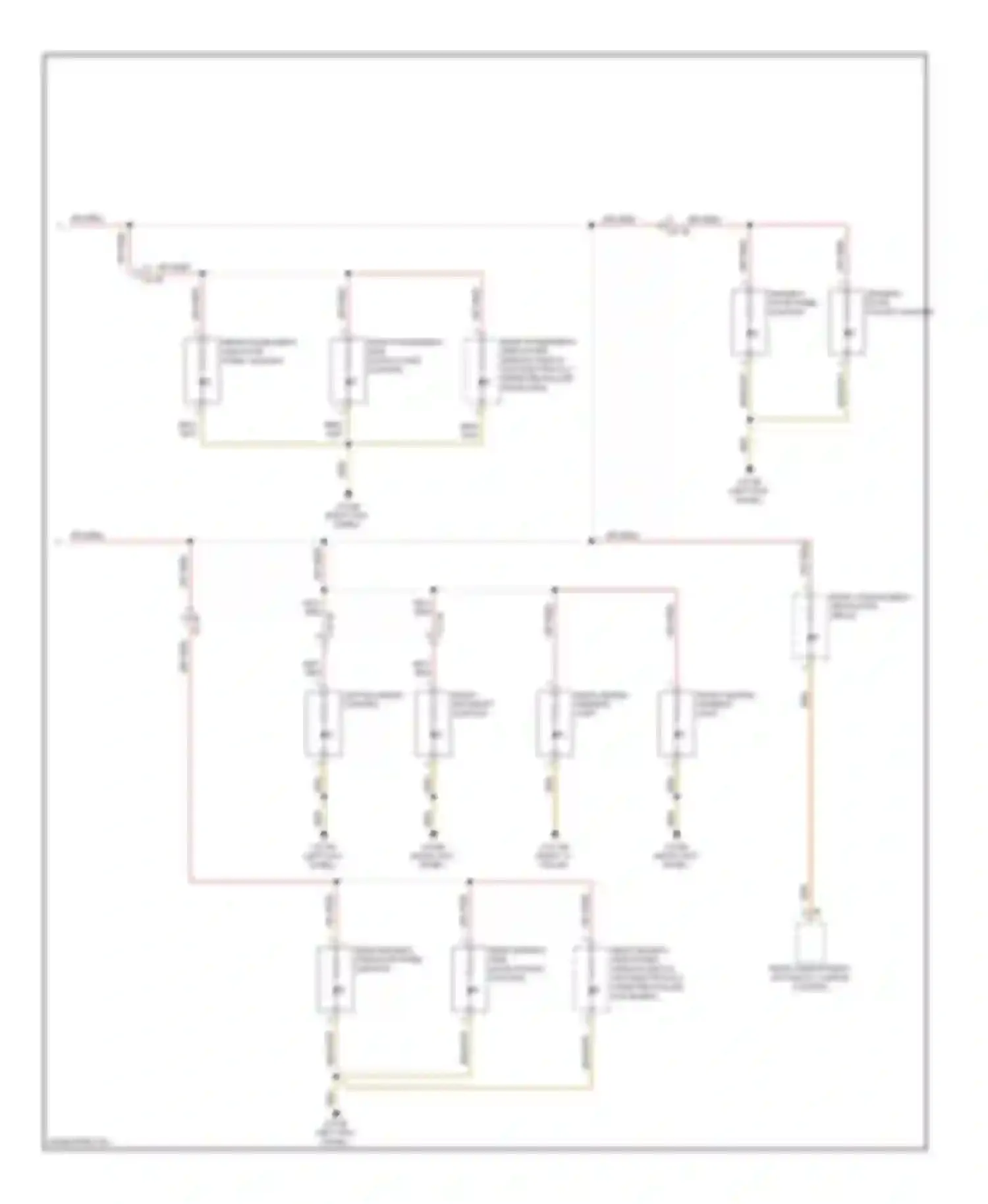 Wiring diagram front center armrest light for BMW 5 series F10/F11 (2009-2013) (1 of 1)