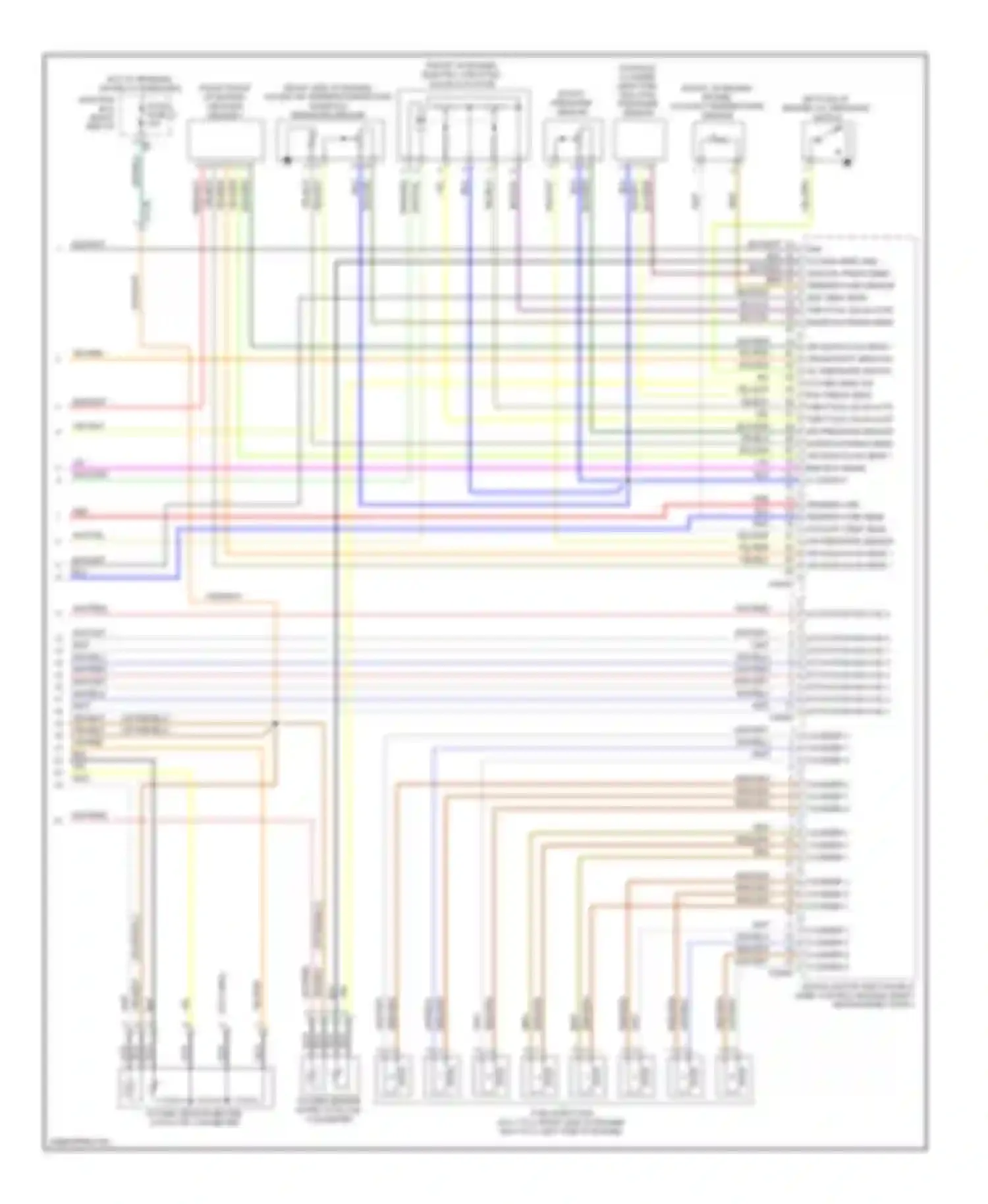 Wiring diagram activation ign coil 8 for BMW 5 series F10/F11 (2009-2013)