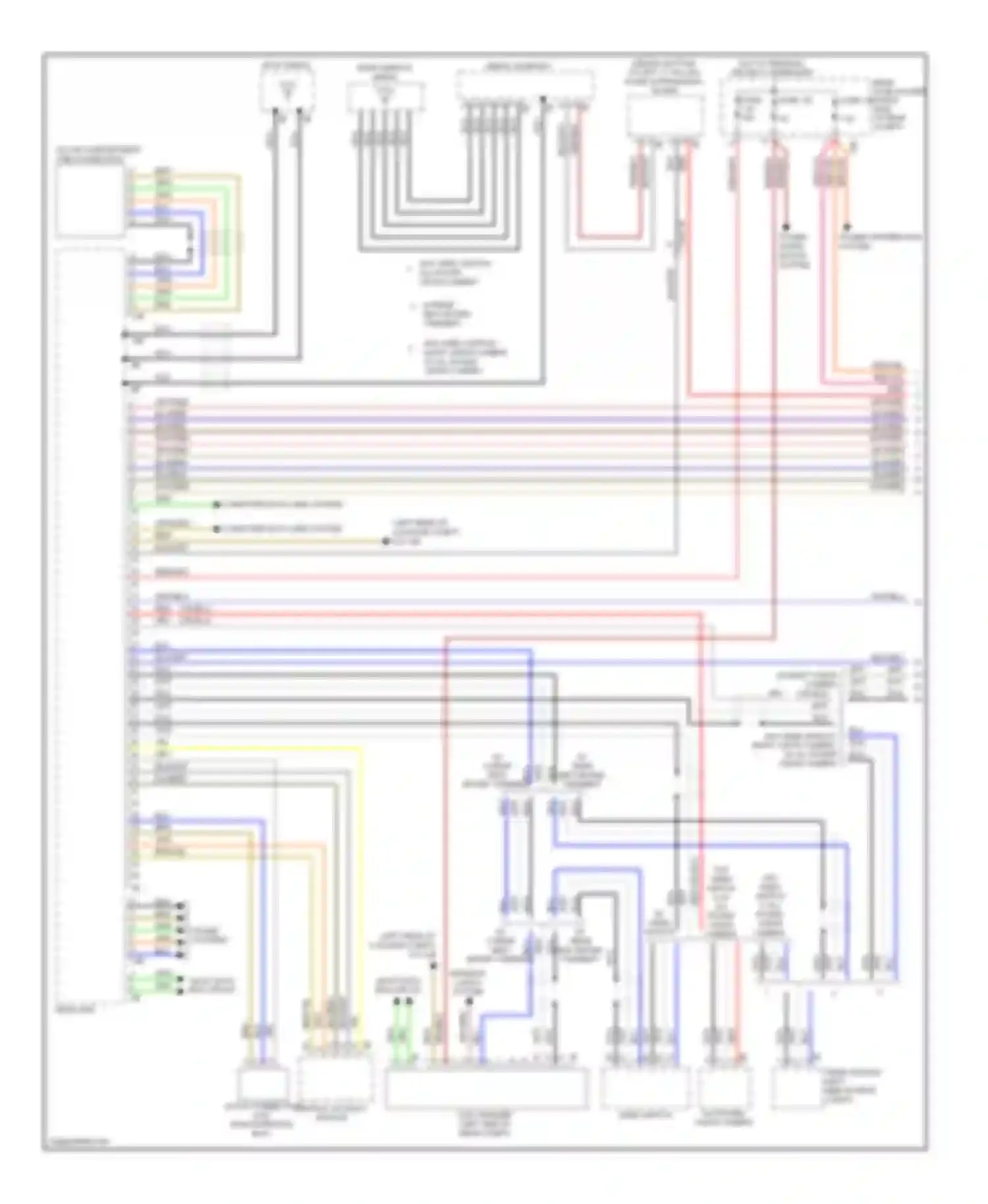 Wiring diagram fuse 119 fuse 120 for BMW 5 series F10/F11 (2009-2013) (1 of 2)