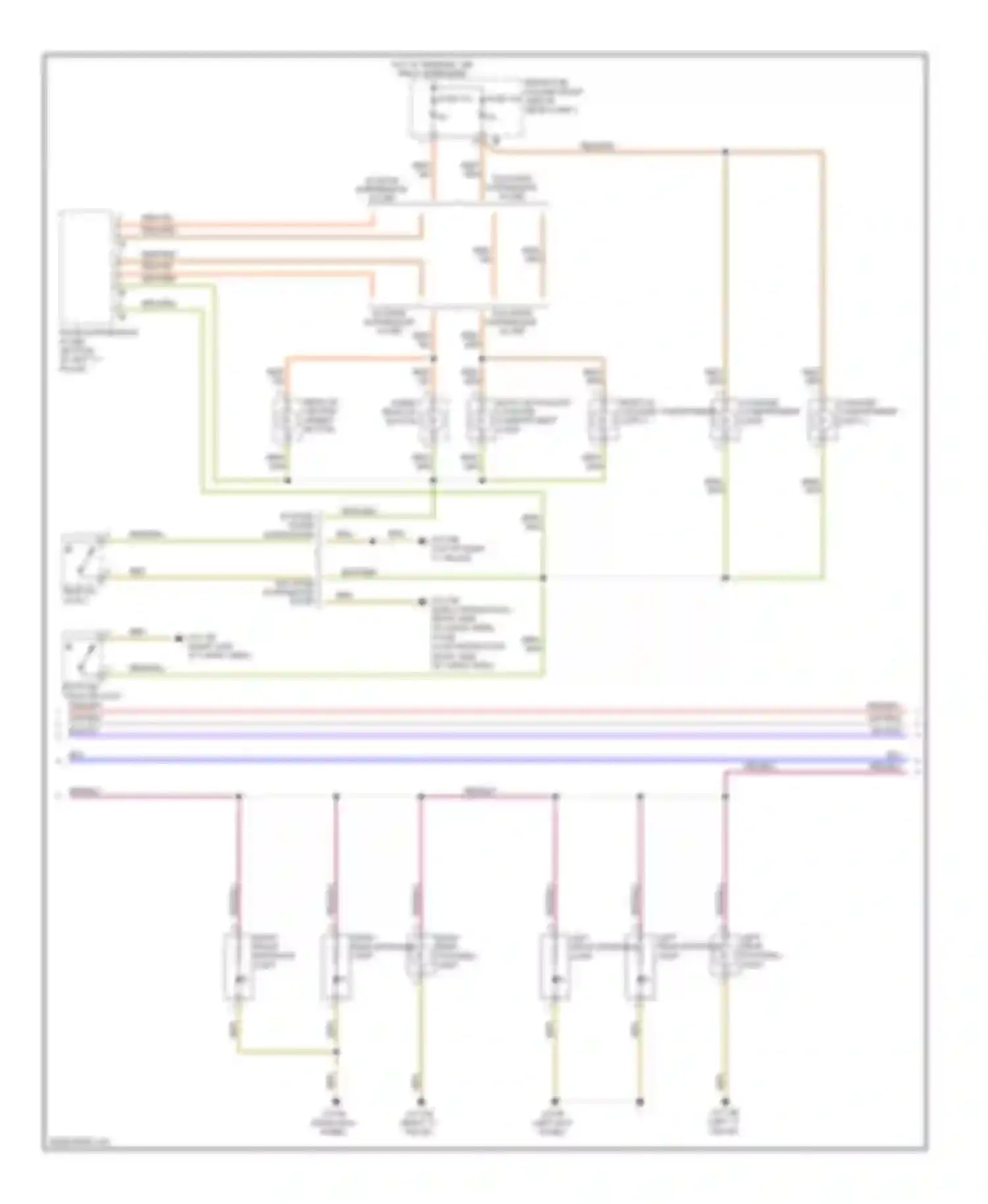 Wiring diagram fuse 153 for BMW 5 series F10/F11 (2009-2013) (1 of 4)