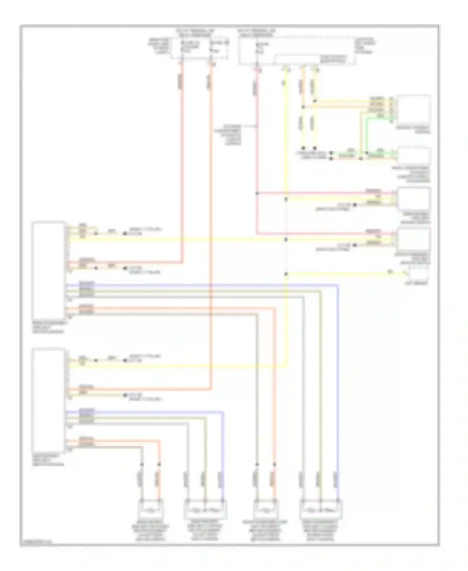 Wiring diagram fuse 188 for BMW 5 series F10/F11 (2009-2013) (3 of 4)