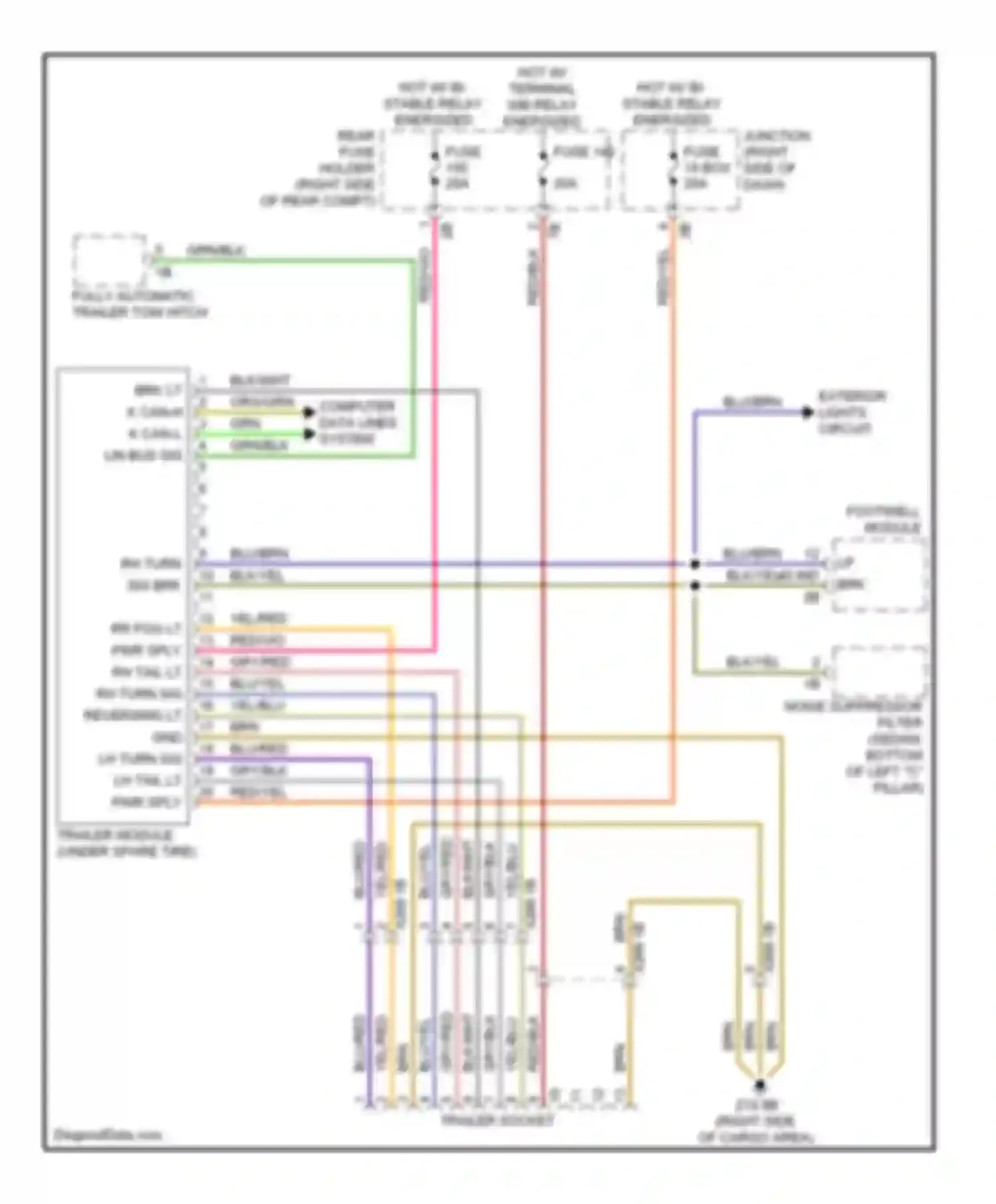 Wiring diagram gry/blk for BMW 5 series F10/F11 (2009-2013) (9 of 11)