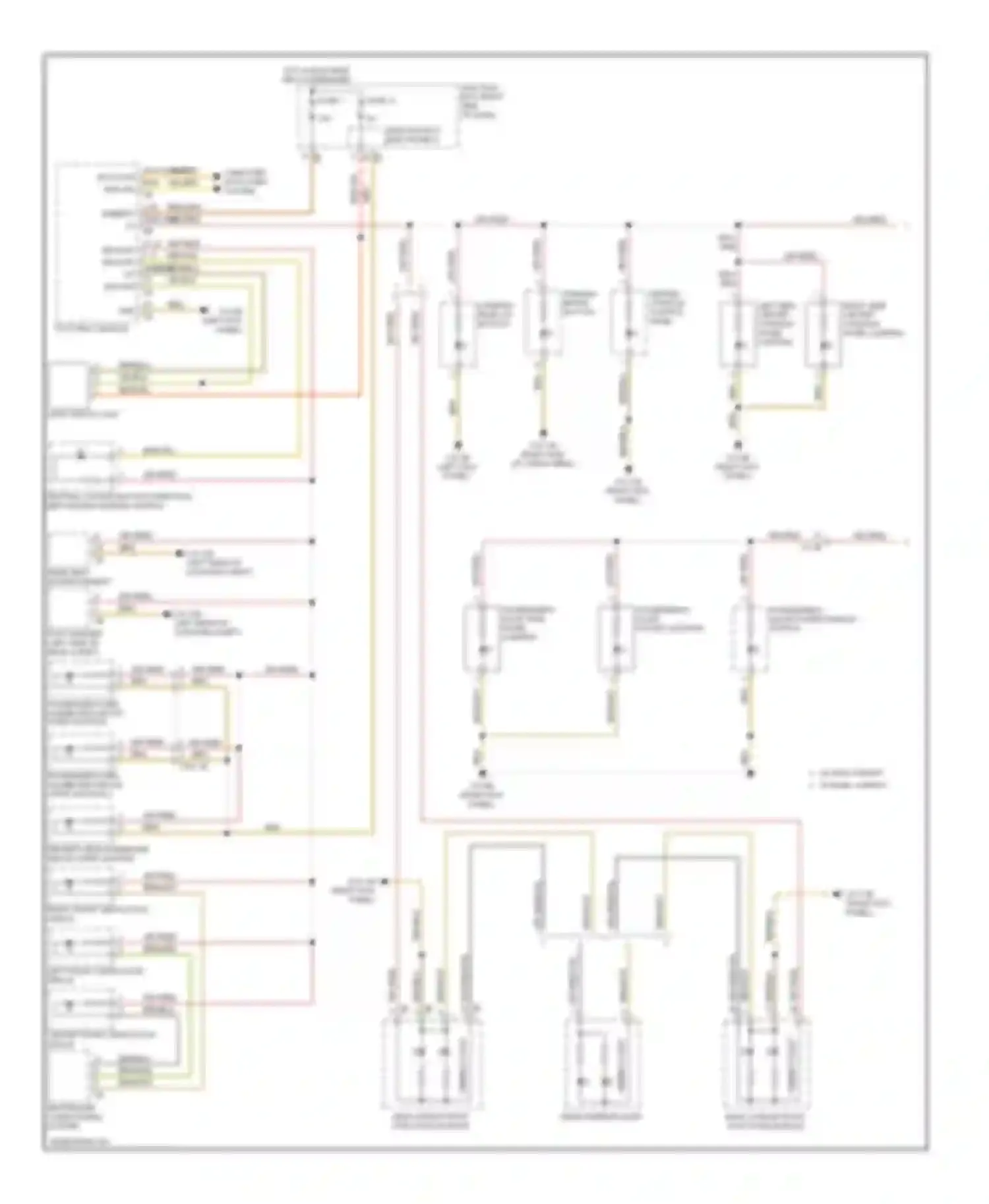 Wiring diagram w/ high variant w/ basic variant for BMW 5 series F10/F11 (2009-2013)