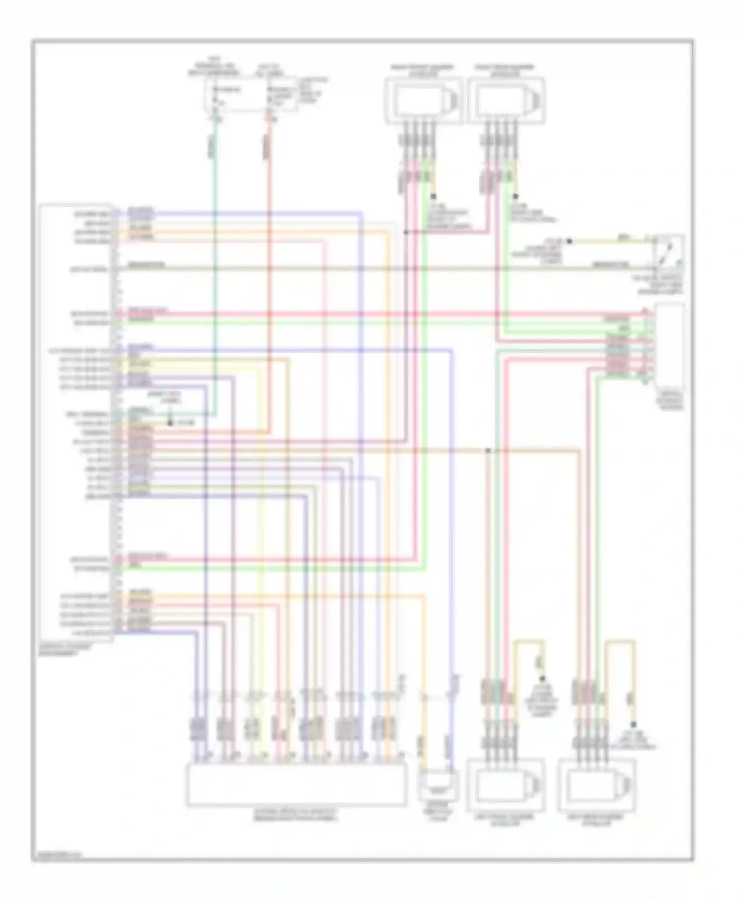 Wiring diagram hot w/ for BMW 5 series F10/F11 (2009-2013)